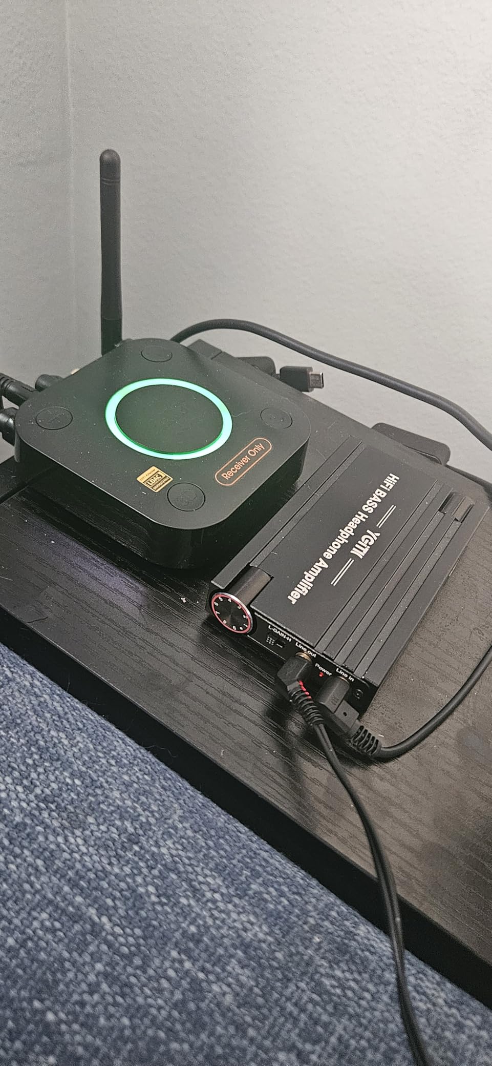 Headphone Amplifier with Bass Knob HiFi Amp 16-600Ω Gain Switch | Drive wired headphones for desktop, gaming and music use with 3.5mm devices customer photo 1