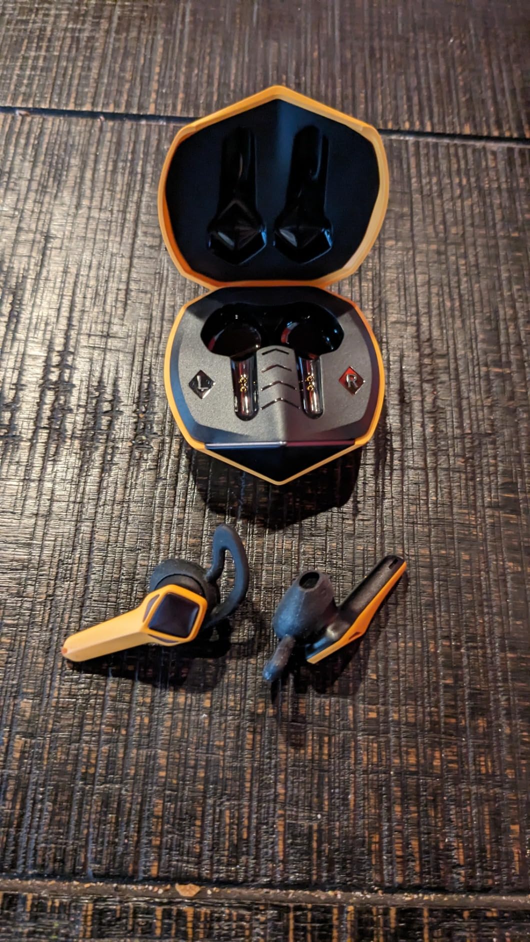 LEEPENK 2 Pack F3 Wireless Earbuds with Cool Breathing Light and 45ms Ultra Low-Latency, Touch Control Earbuds, Ergonomic Game/Music Dual Mode Bluetooth Ear-Buds for Gaming customer photo 1