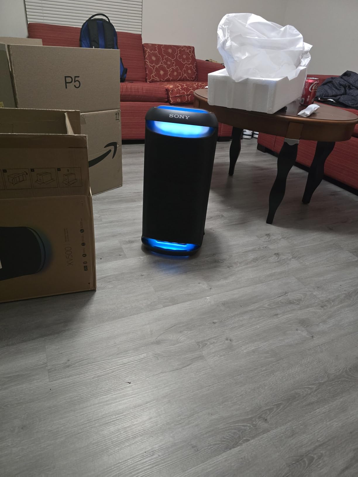 Sony SRS-XV500 Portable Bluetooth Wireless Karaoke Party Speaker | 20 Hr Battery with Quick Charging, IPX4 Splash Resistant, Ambient Lights, Illuminated Touch Panel, Comfortable Handle customer photo 2