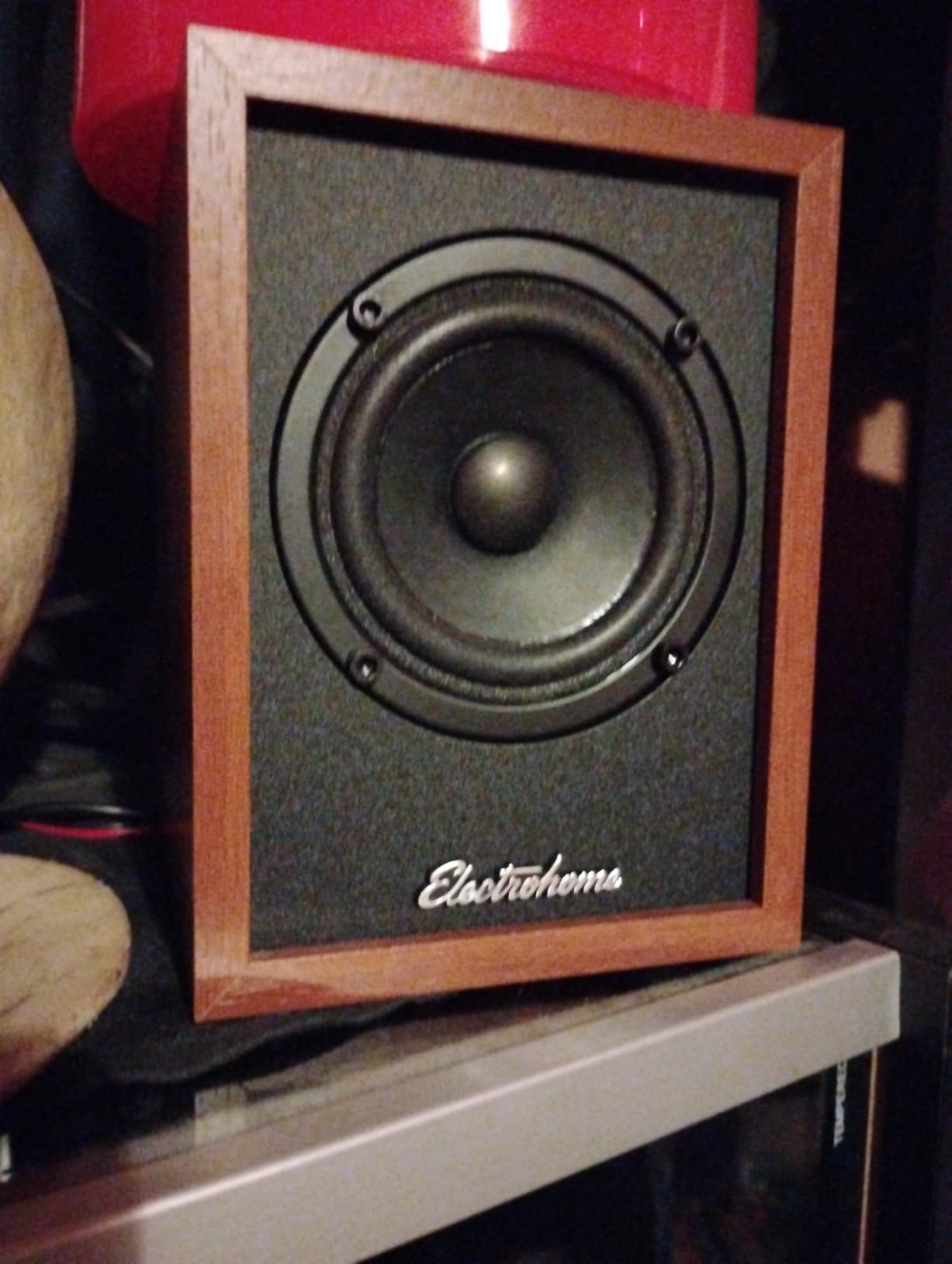 Electrohome Huntley Powered Bookshelf Speakers with Built-in Amplifier and 3