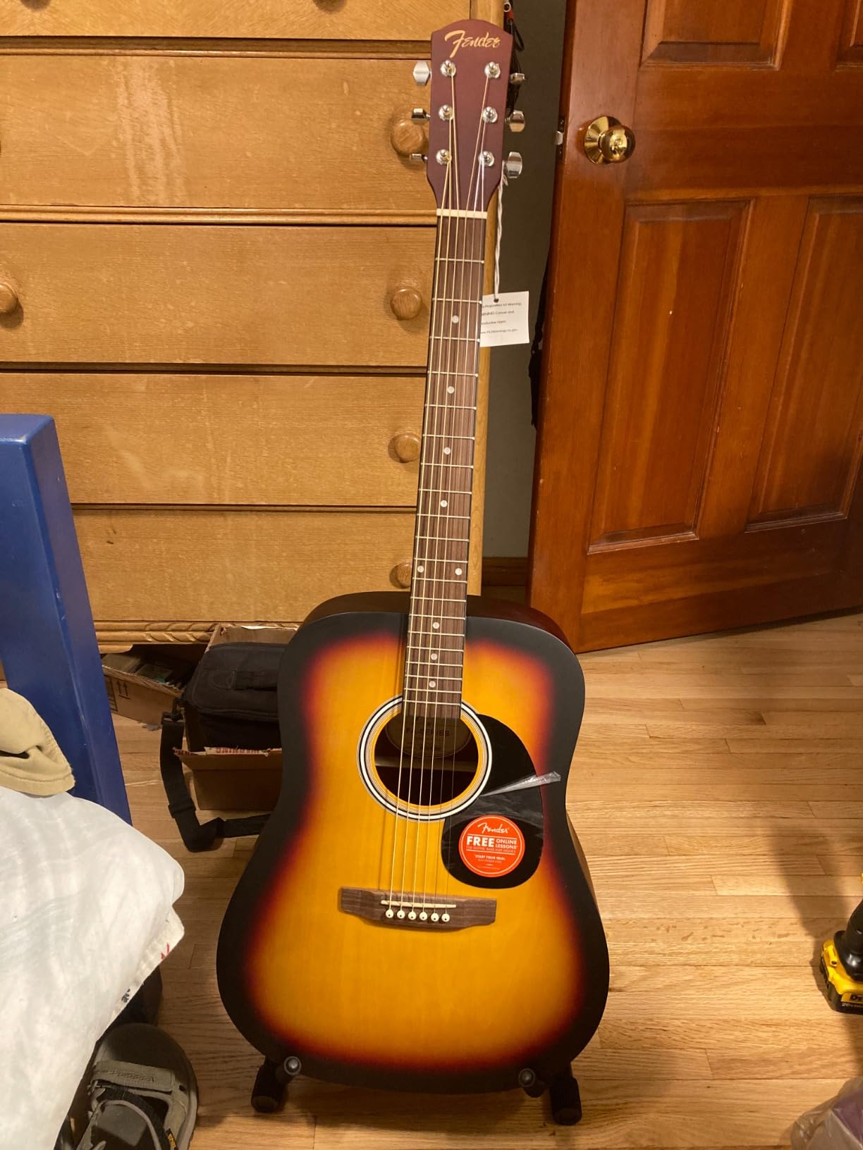 Fender FA-25 Dreadnought Acoustic Guitar, Beginner Guitar, with 2-Year Warranty, Includes Free Lessons, Natural customer photo 2