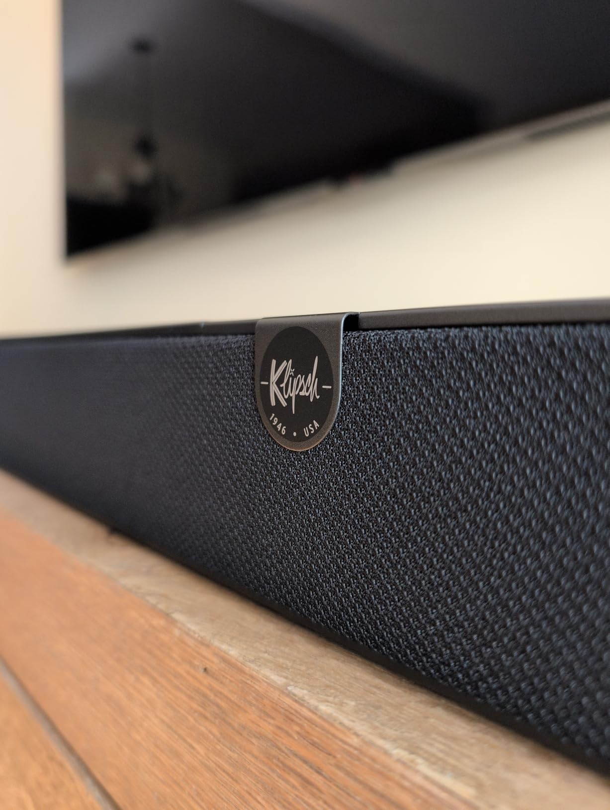 Klipsch Flexus CORE 200 3.1.2 Channel Powered by Onkyo Bluetooth Sound Bar with Dolby Atmos and Custom Tuned Bass - Black, 44