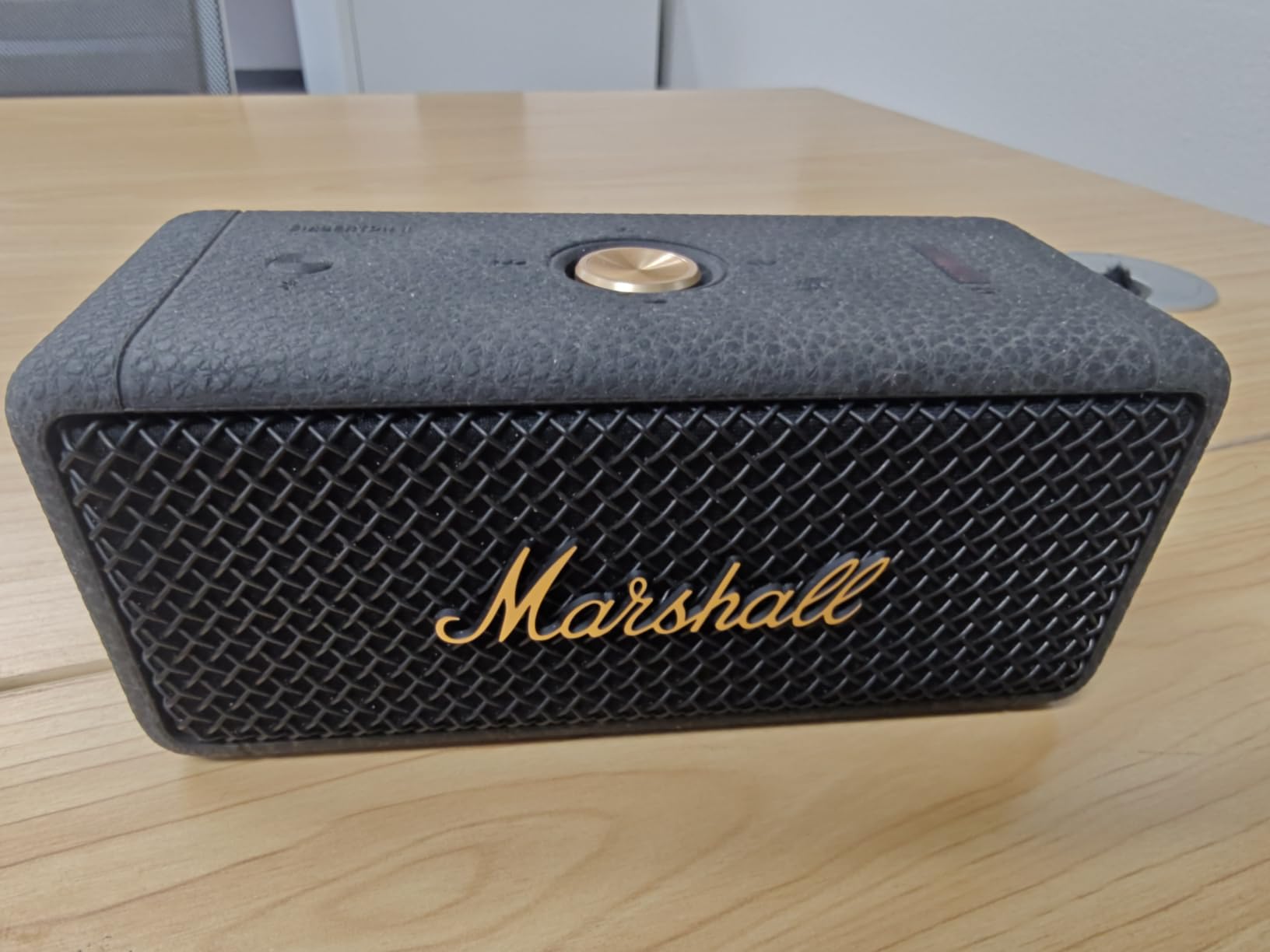 Marshall Emberton II Portable Bluetooth Speaker - Rugged Waterproof/Dust-Proof Design | Loud Stereo Sound, Deep Bass | Compact and Wireless for Travel and Outdoors - Black and Steel customer photo 2