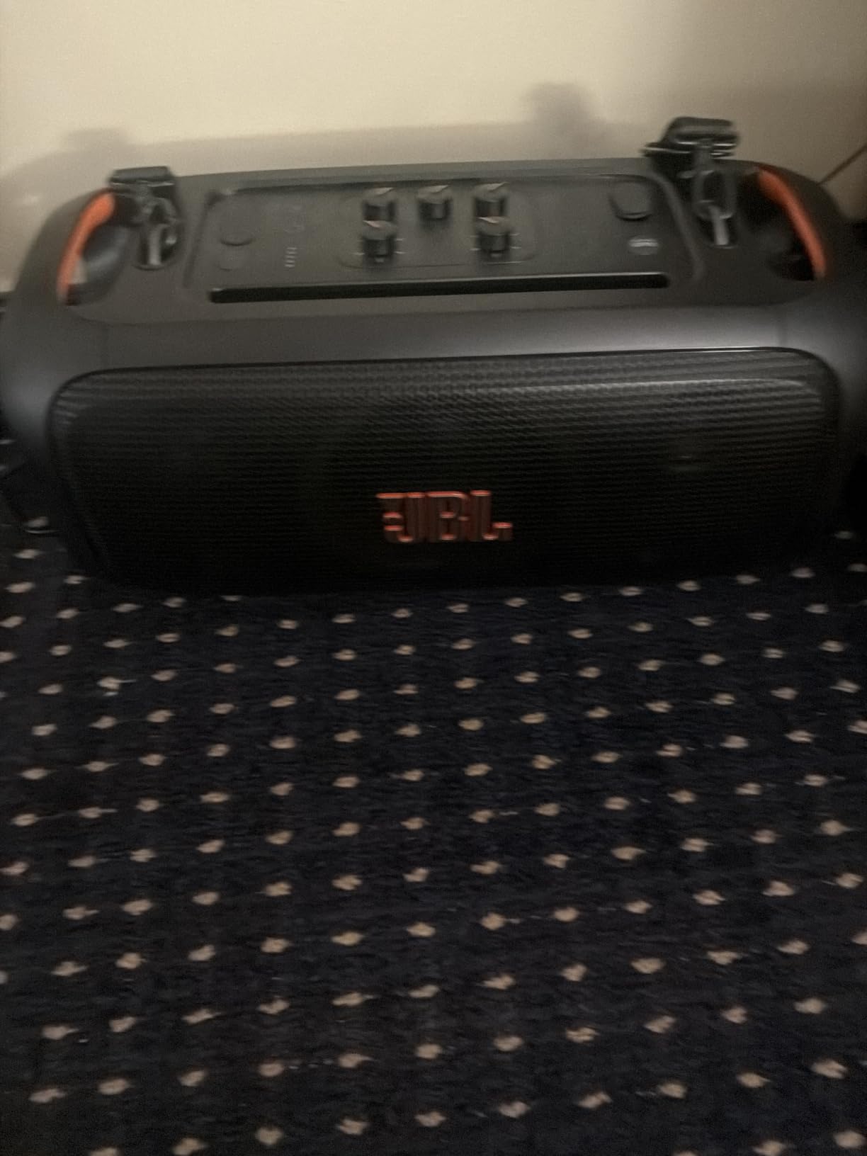 JBL PartyBox On-the-Go Essential - Portable Party Speaker - Black | Amazing JBL Pro Sound, Synched light show, JBL wireless microphone included, IPX4 splashproof protection customer photo 1