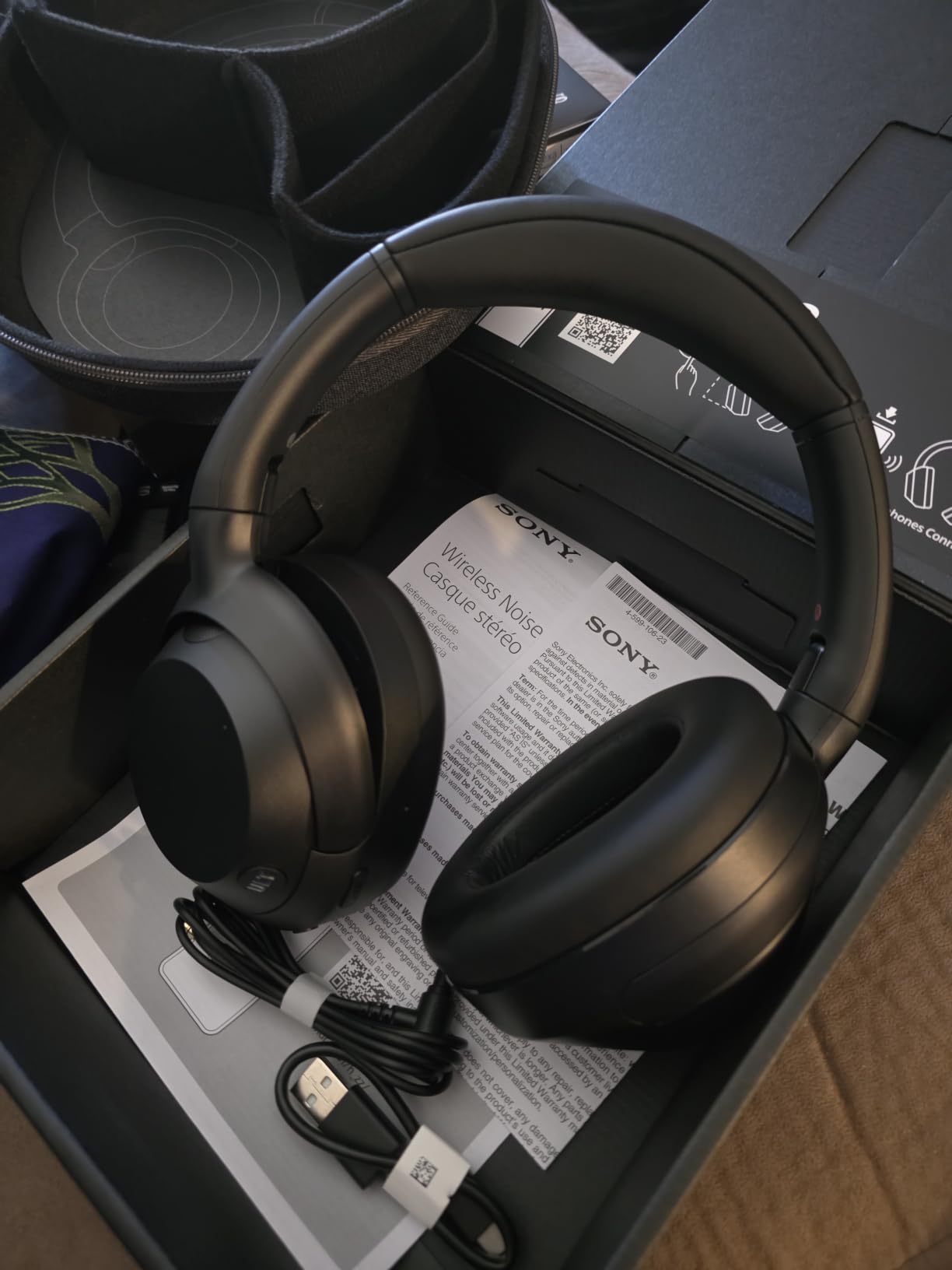 Sony ULT WEAR Over-Ear Noise Canceling Bluetooth Headphones with Alexa Built-in, Comfortable Design, 30-Hour Battery, Massive Bass, Black customer photo 1