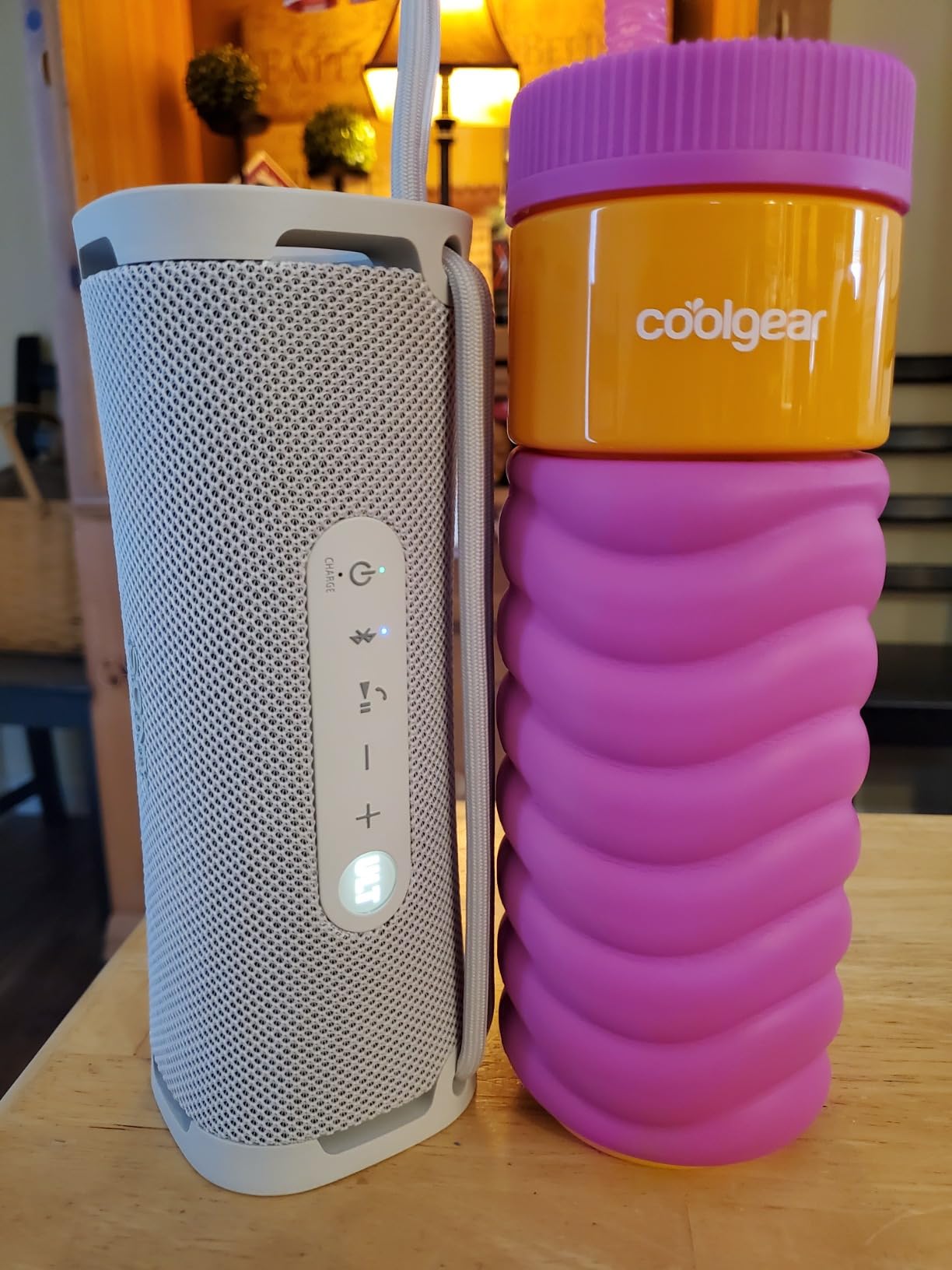 Sony ULT Field 1 Wireless Bluetooth Portable Waterproof Speaker, Orange customer photo 1