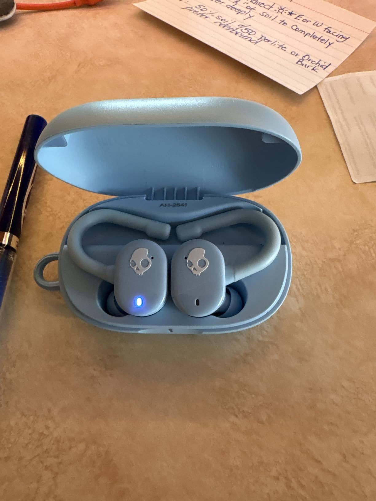 Skullcandy Push Play Active Wireless Earbuds - True Black/Orange customer photo 2