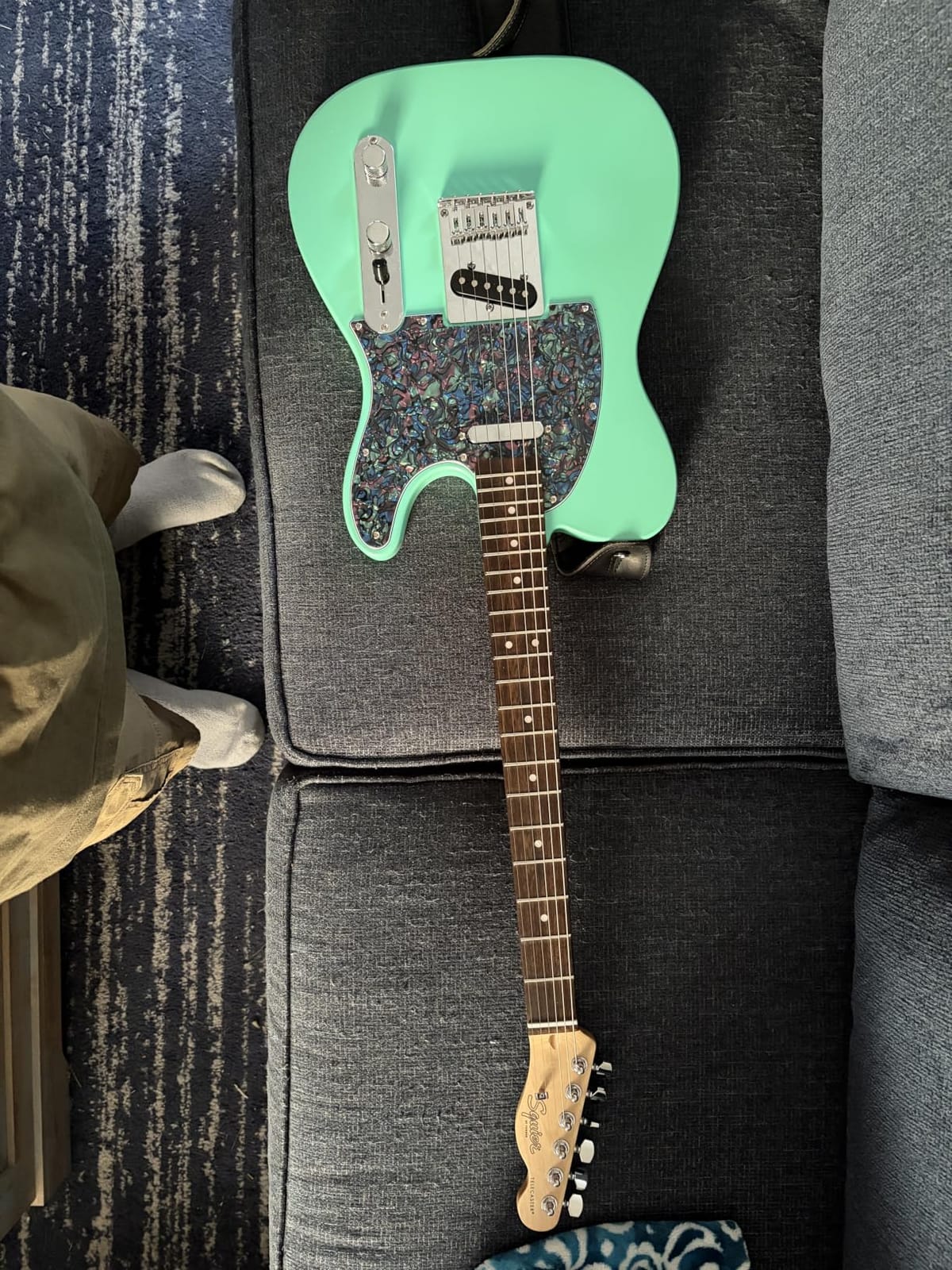 Fender Squier Debut Beginner Telecaster Electric Guitar, 2-Color Sunburst customer photo 1