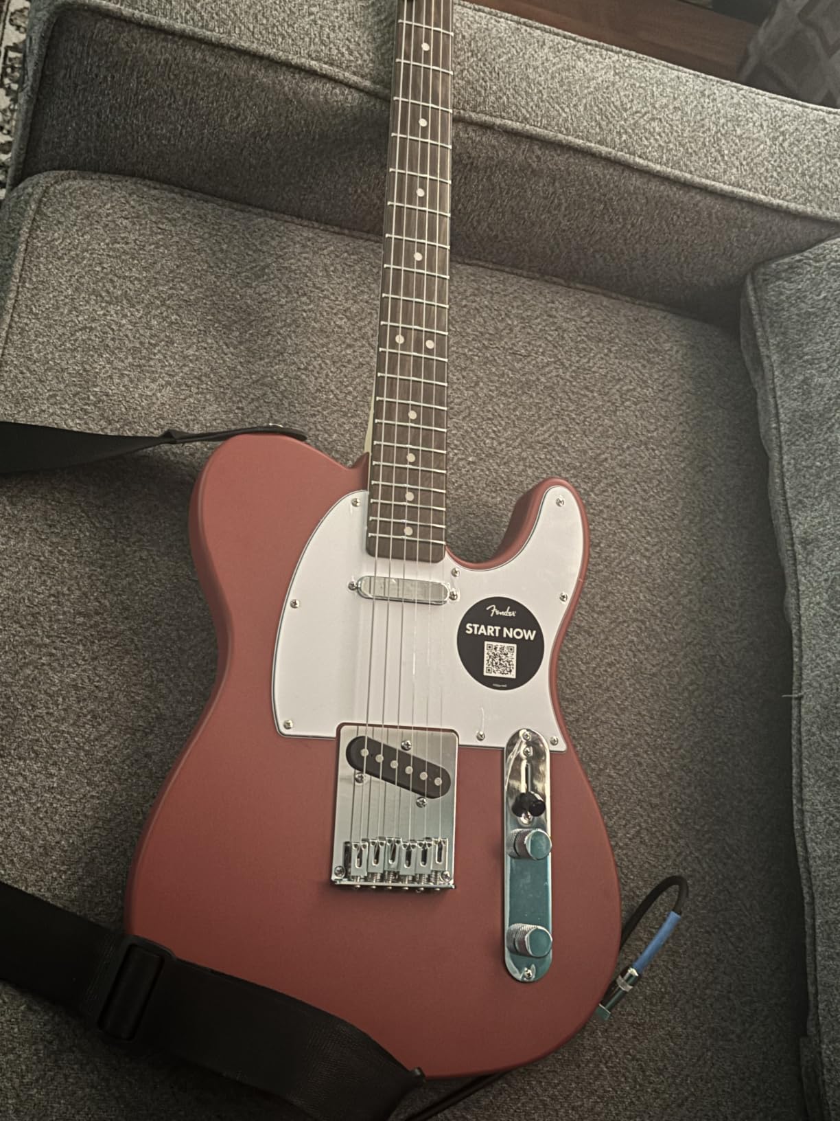 Fender Squier Debut Beginner Telecaster Electric Guitar, 2-Color Sunburst customer photo 2