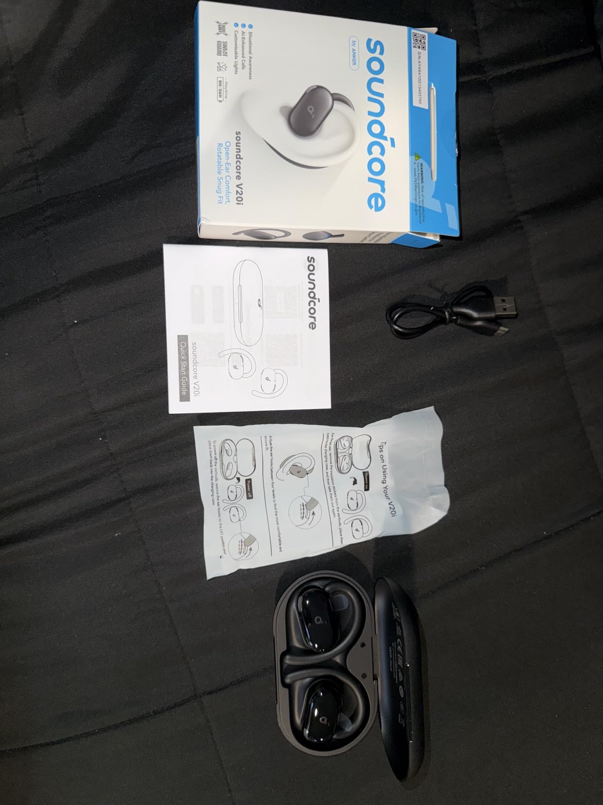 Soundcore V20i by Anker Open Ear Earbuds, Open Ear Headphones True Wireless customer photo 2
