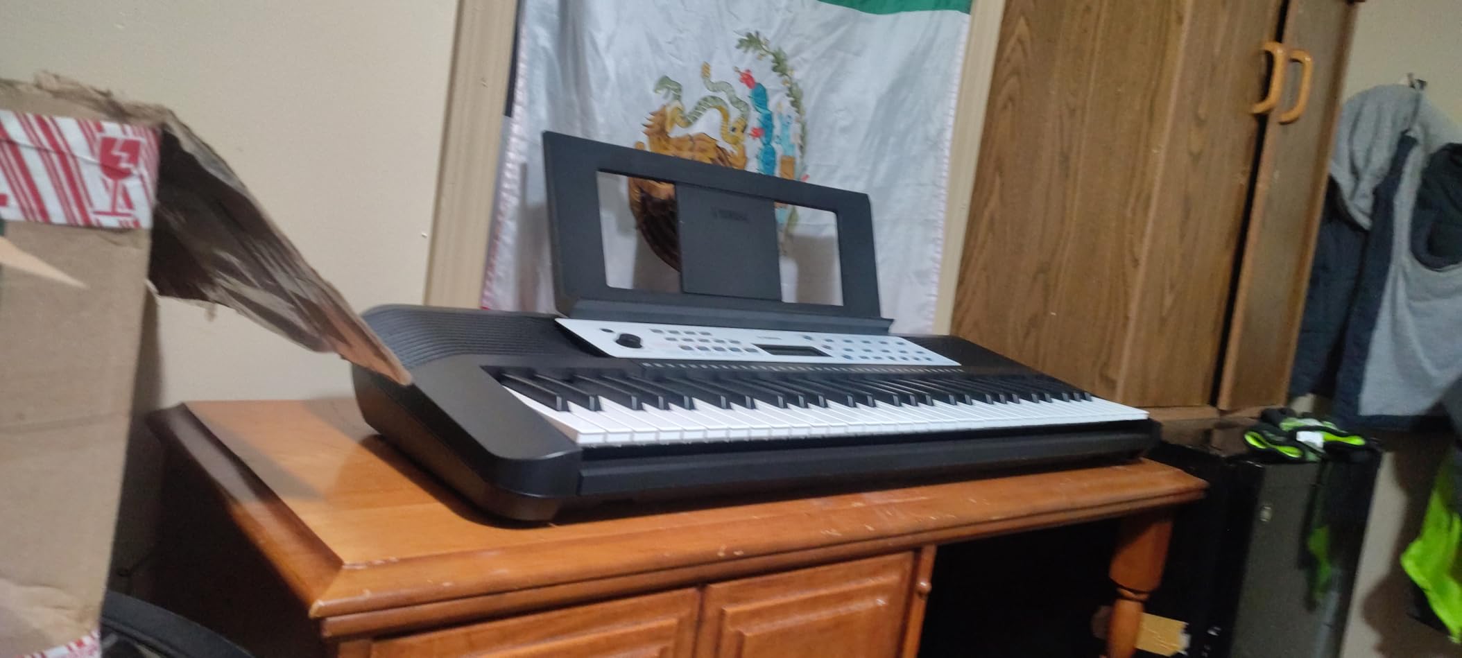 Yamaha YPT-280 61-Key Portable Keyboard for Beginners with Built-In Songs, Quiz Mode, Music Rest, Power Adapter customer photo 2