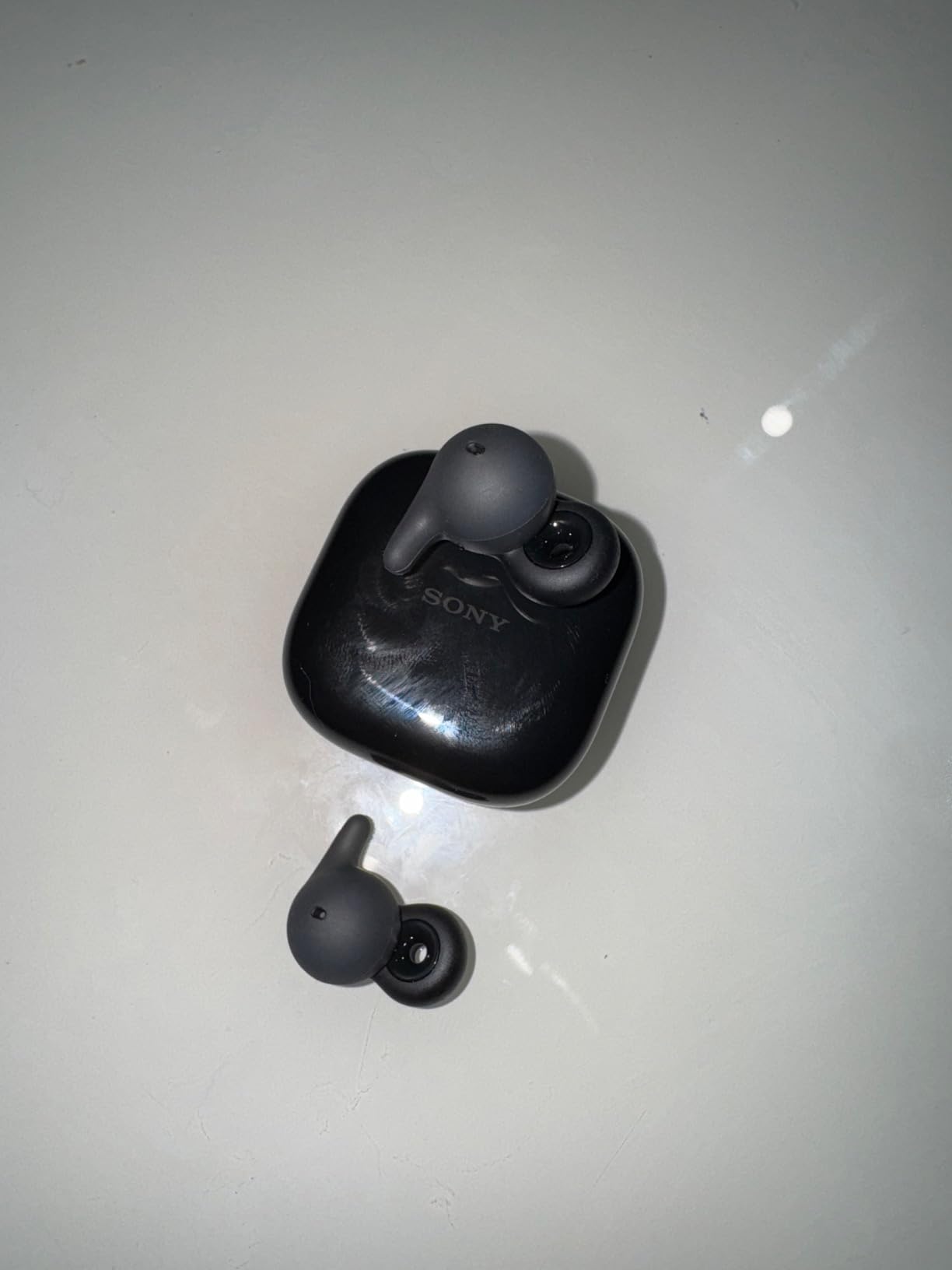 Sony LinkBuds Open Truly Wireless Earbud Bluetooth Headphones, Black customer photo 2