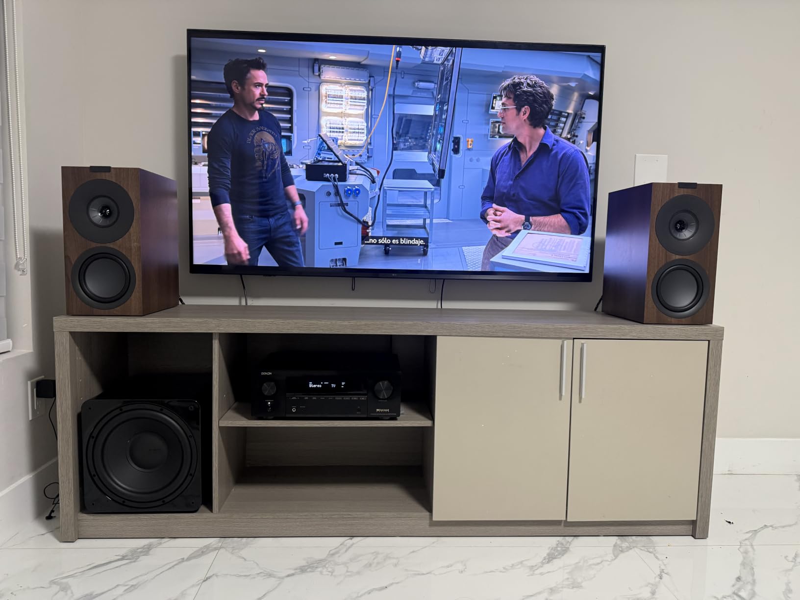 KEF Q Concerto Meta Bookshelf Speakers (Pair, Walnut) - Three-Way Passive HiFi Bookshelf Speaker with Uni-Q & Shadow Flare for Audiophile Stereo customer photo 2