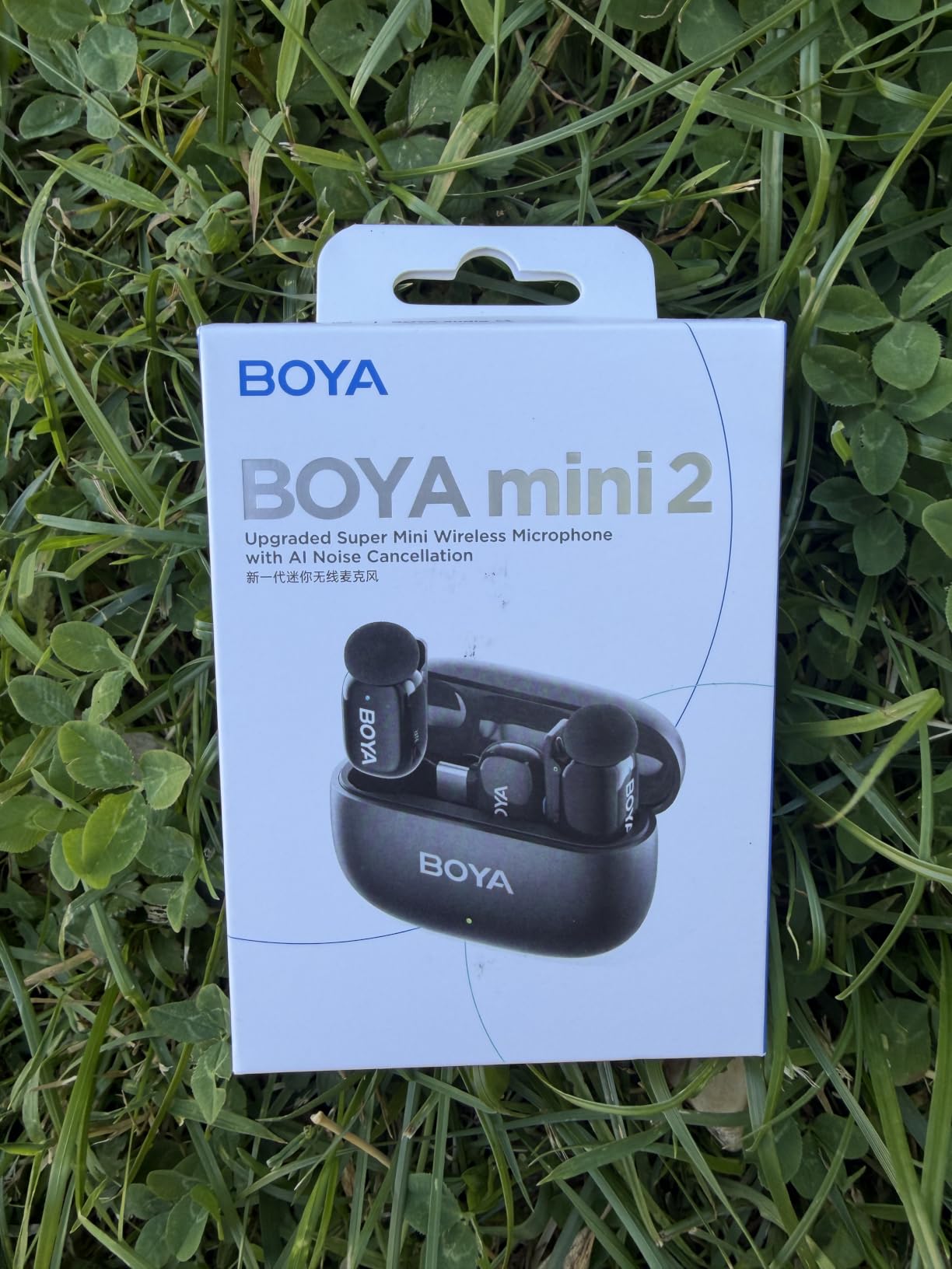 BOYA mini 2 Wireless Lavalier Microphone for iPhone & Android, AI Noise Cancellation, App Control, 30H Battery Life with Charging Case customer photo 2