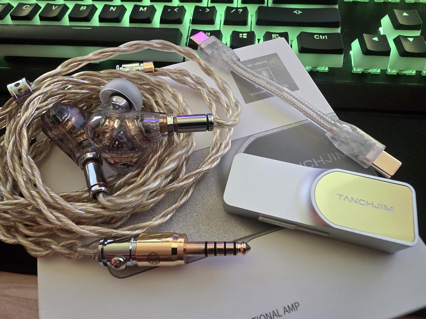 Luna Portable Headphone Amplifier High-Resolution USB DAC, HiFi AMP Decoder | Dual CS43198 High Performance IEM DAC, 32Bit/768kHz, DSD256, 4.4mm & 3.5mm Outputs, Dongle DAC Support PC & Android APP customer photo 1
