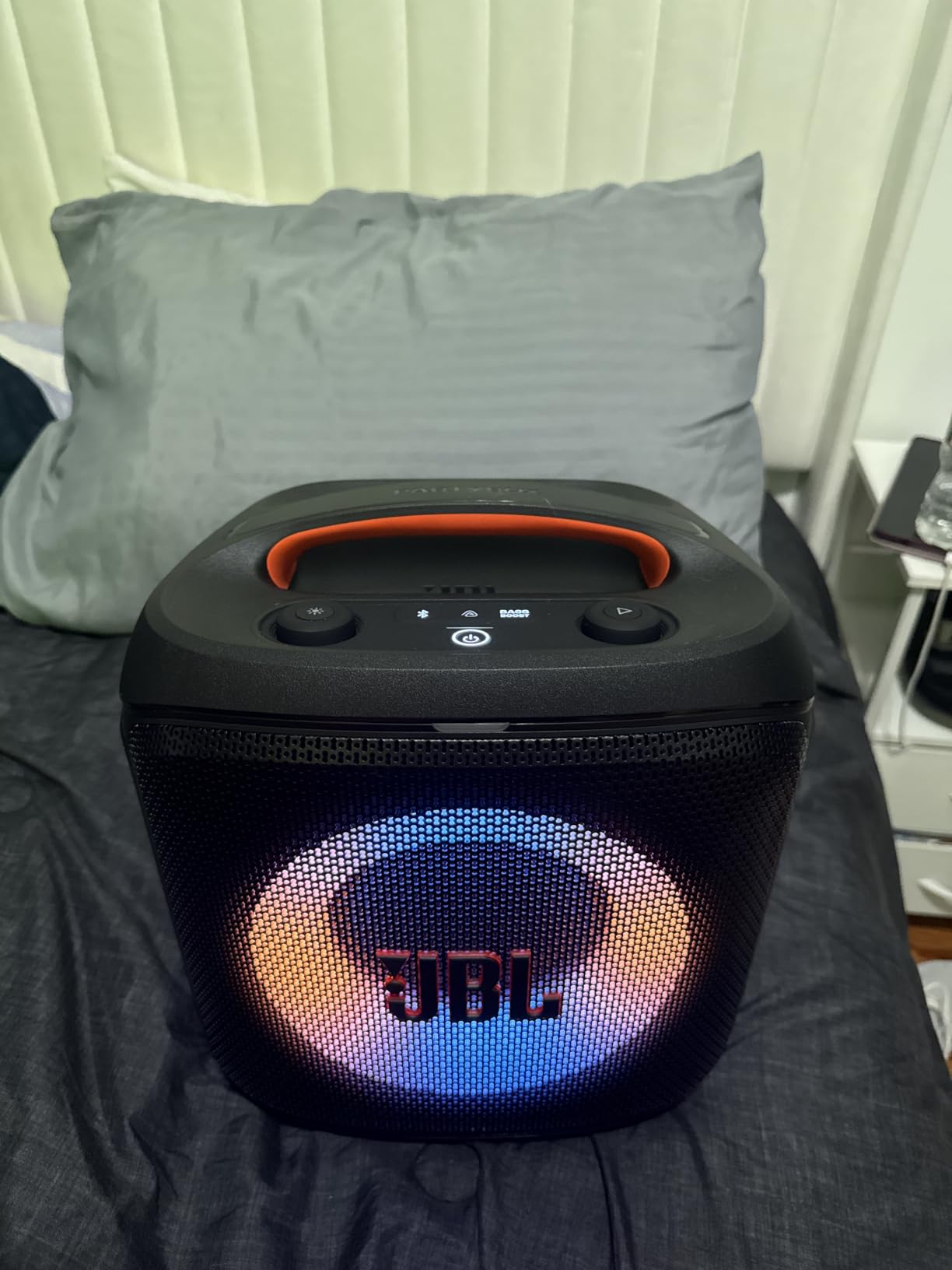 JBL PartyBox Encore Essential 2 - Portable Battery-Powered Party Speaker with AI Sound Boost, Up to 15 Hour of Play time, IPX4 Splash Proof, and Multi-Speaker Connection by Auracast (Black) customer photo 2