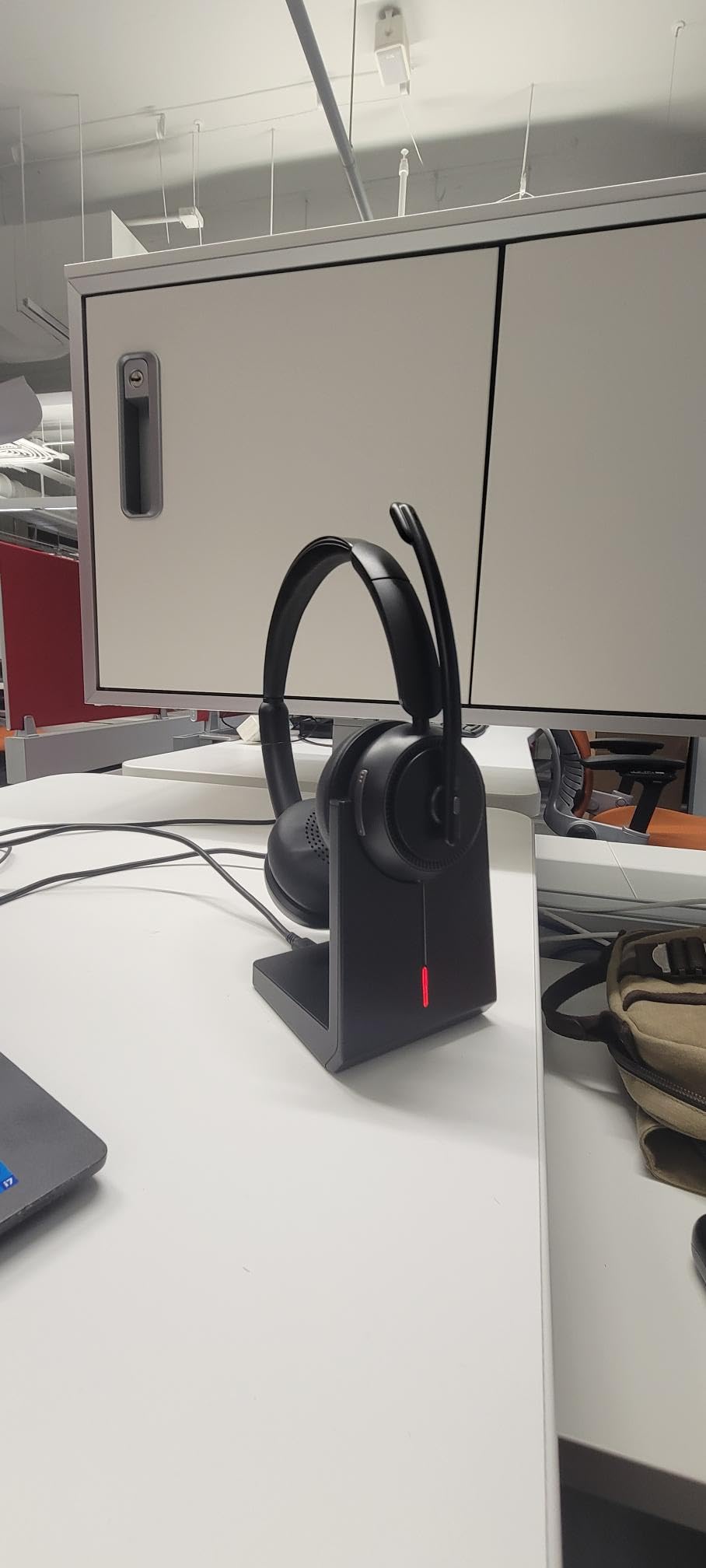 Upgrade ANC & ENC Wireless Headset with Mic for Work (Flip-to-Mute & Dongle), Bluetooth 5.4 Noise Cancelling Headphones with Mic for Call Center/Home/Computer/Phones customer photo 2