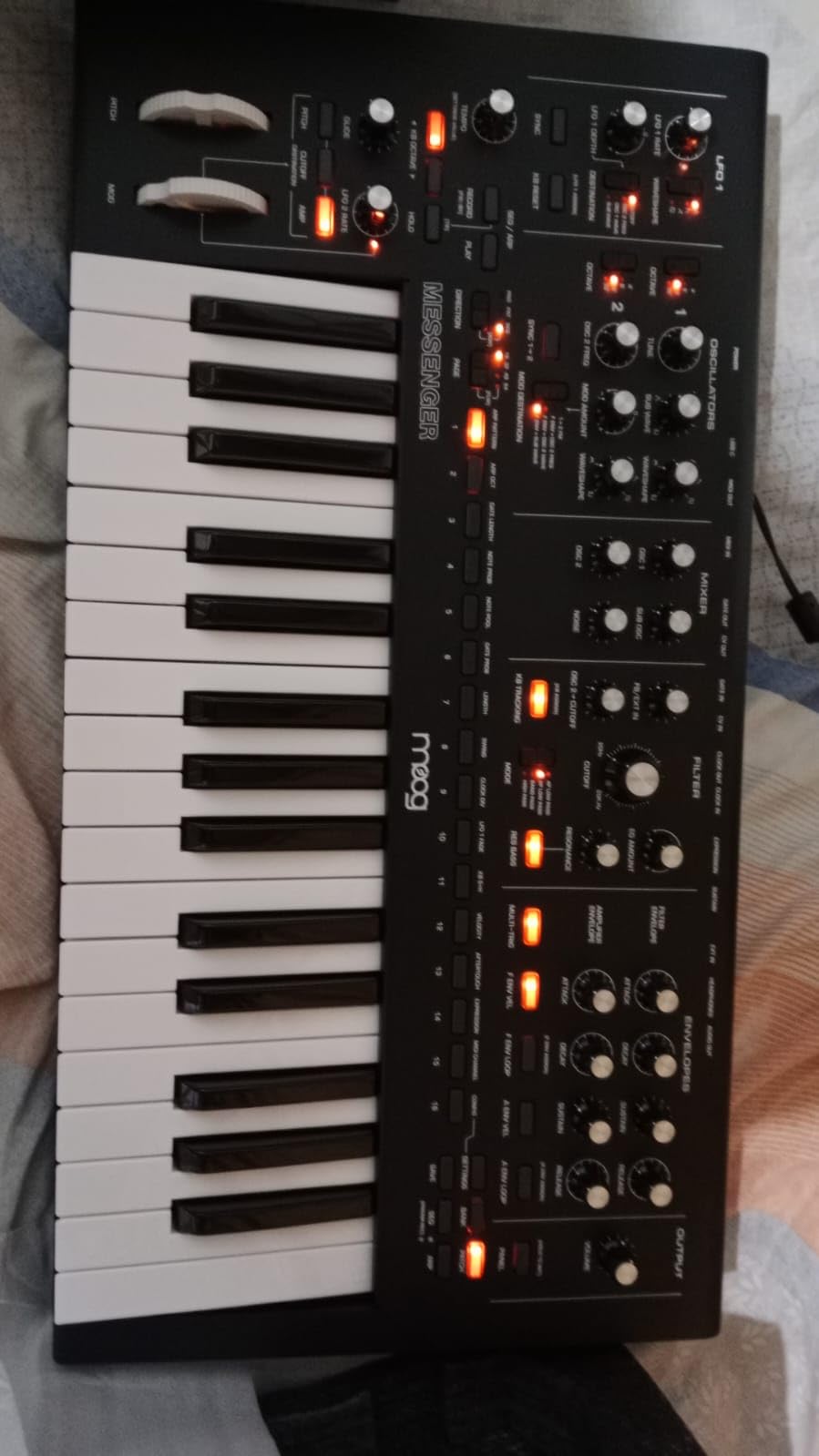 MOOG Messenger Monophonic Analog Synthesizer customer photo 1