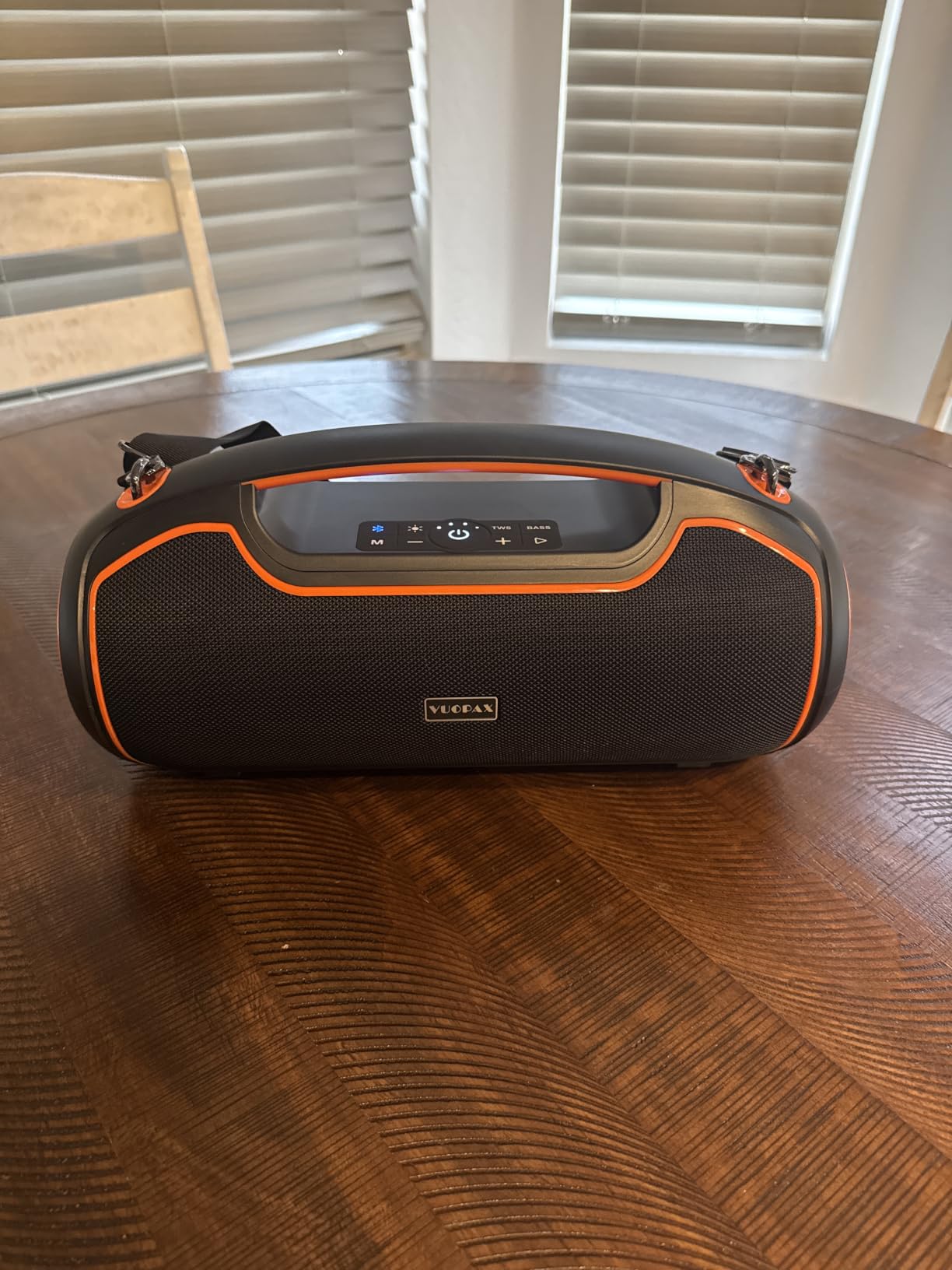 Upgrade Portable Bluetooth Speakers Wireless, 200W PEAK Loud Outdoor Speaker with Deep Bass, IP65 Waterproof, BT5.4, USB-C, RGB Lights, for Party, Camping, Beach, Large Workshop, Garage, 24H Playtime customer photo 2