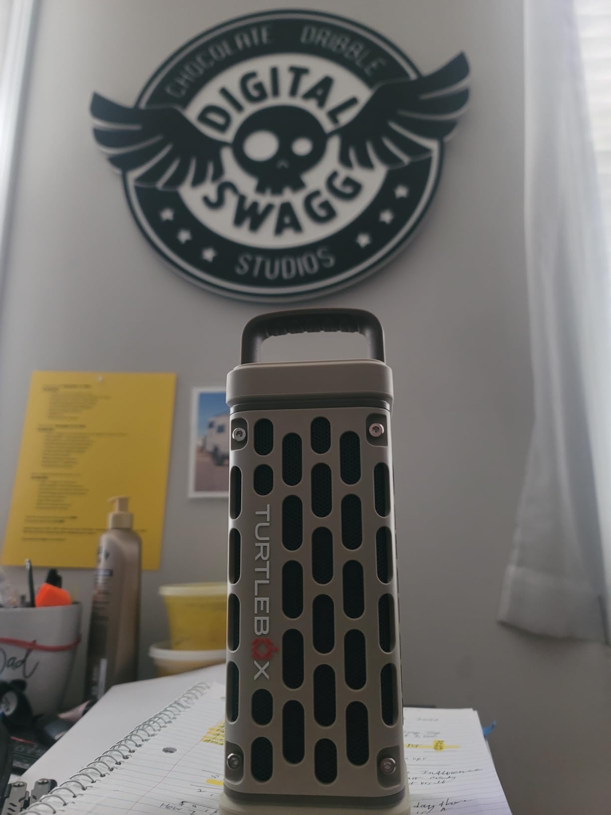 Turtlebox Ranger, Ultra-Portable Bluetooth Speaker, Waterproof, Tan, Built For The Outdoors, Plays to 105dB, IP-67, 12hr+ Battery Life, Magnetic Mounts, Unlimited Pairing for Full Stereo, 2.4lbs customer photo 1