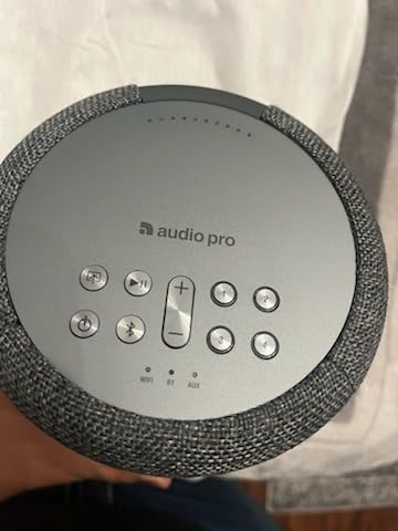 A10 MKII Wireless Multiroom Speaker, WiiM Edition | High Fidelity, Bluetooth, WiFi | Compatible with AirPlay 2, Google Cast, Siri, WiiM Home App, Stream Spotify, Tidal & More, Light Gray customer photo 1