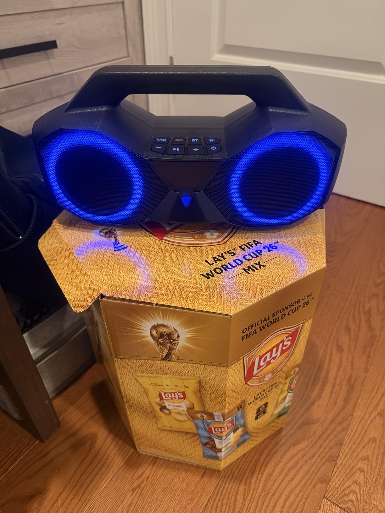 OZJ Outdoor Bluetooth Speaker: 80W Peak Powerful Loud Bass Sound, Wireless customer photo 1