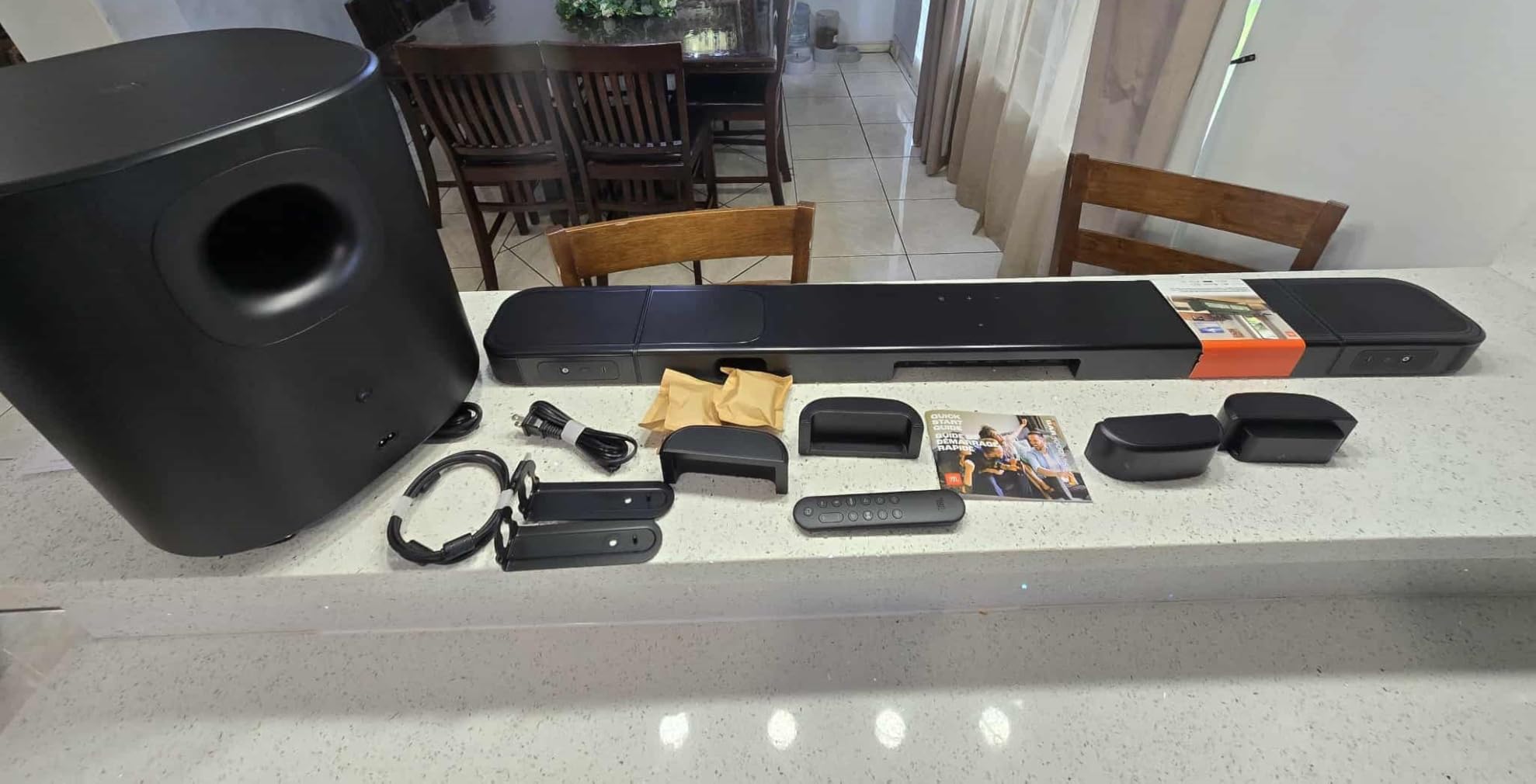 JBL Bar 1000MK2 - 7.1.4 Channel Soundbar System with Detachable Surround Speakers, MultiBeam 3.0, Dolby Atmos and DTS:X, 480W RMS with 10