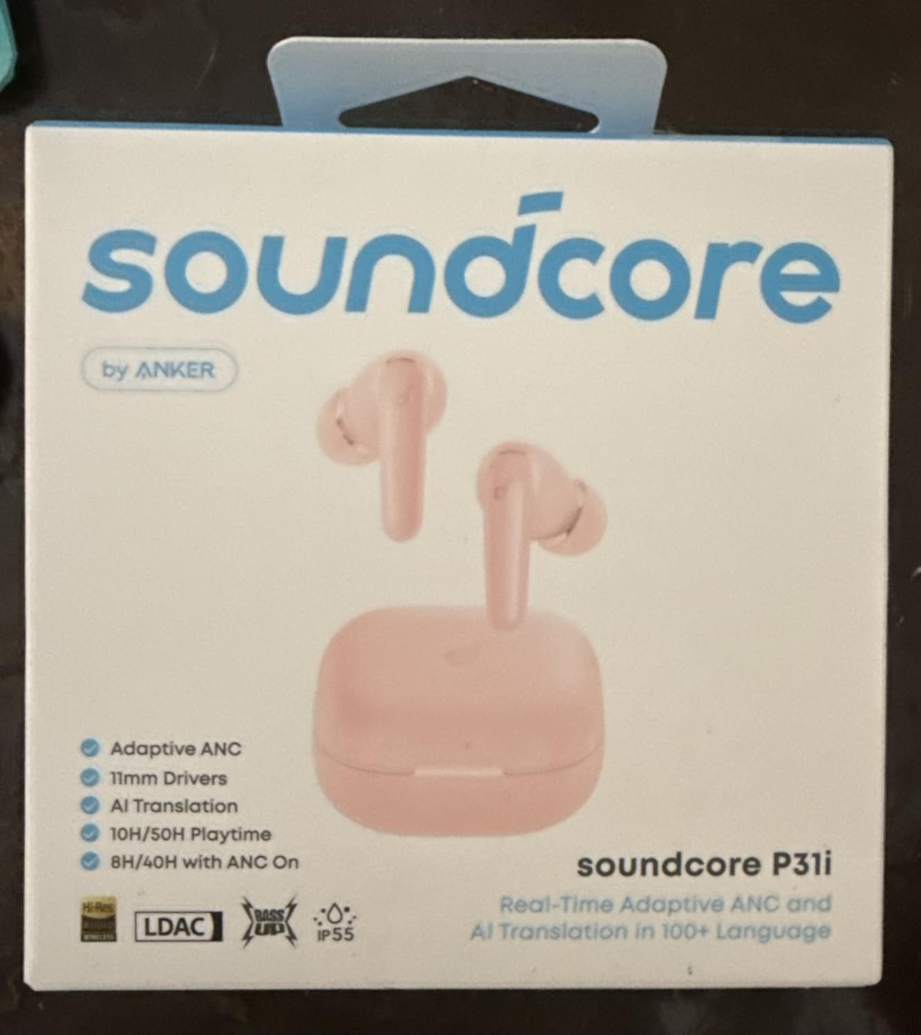 Soundcore P31i by Anker Translation Earbuds with Real-Time Adaptive ANC customer photo 2