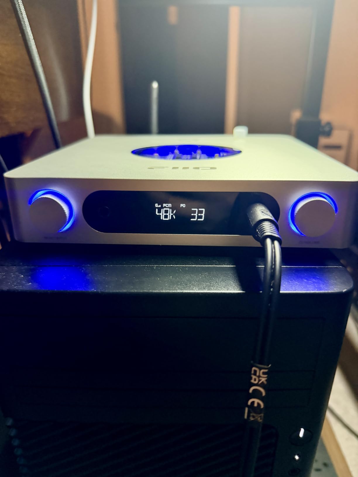 FiiO K13 R2R Desktop DAC & Headphone Amp, High-Fidelity 24Bit R2R DAC, Powerful 2400mW Output, LDAC Bluetooth Streaming, Dual Power Supply, 10-Band PEQ, Balanced XLR & RCA Audio Output (Silver) customer photo 1