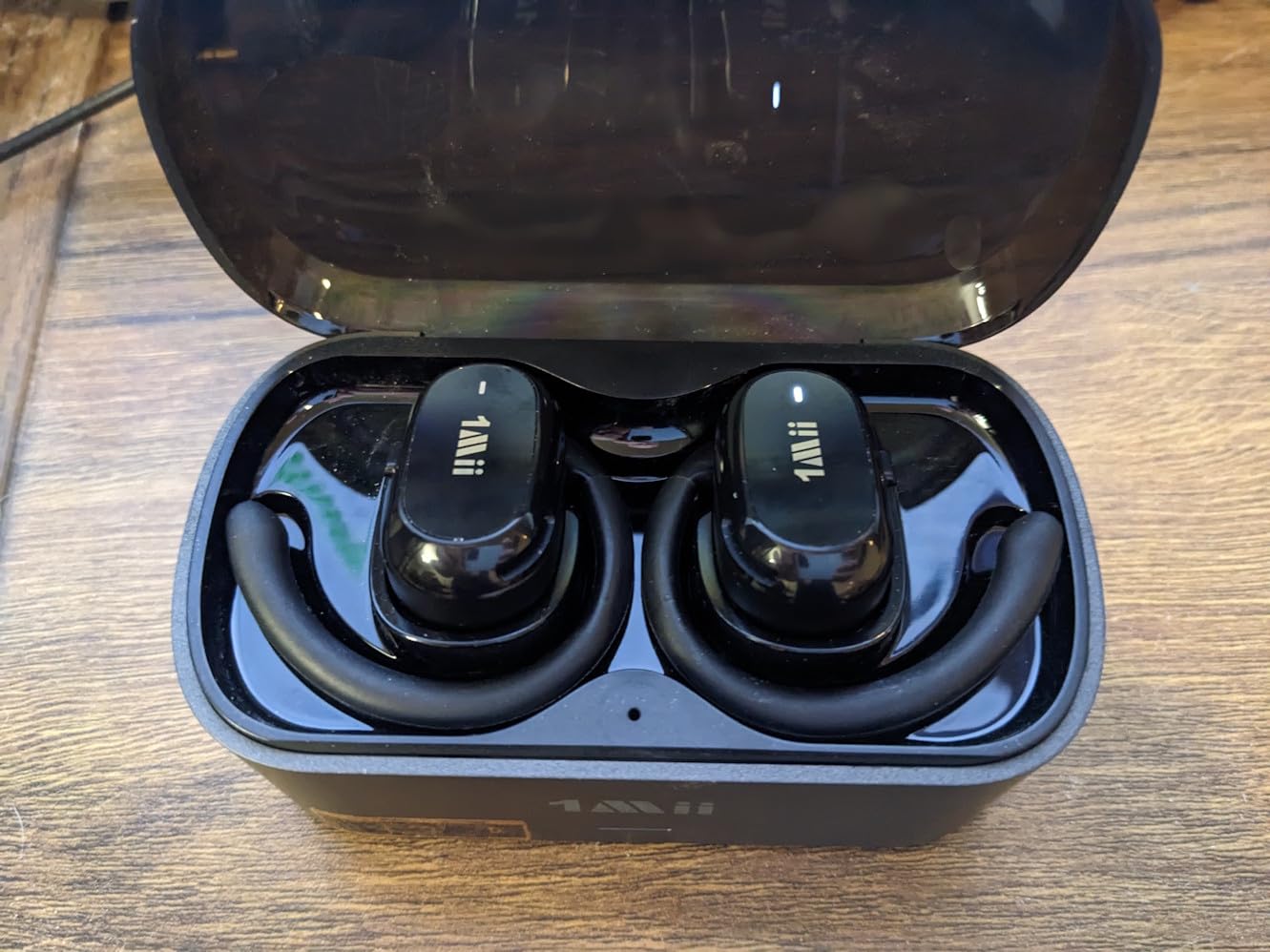 1Mii Wireless Earbuds for TV Watching for Seniors, Open Ear Headphones for Listening with Transmitter Charging Case, Low Latency, Plug and Play, 10H Playtime, Support Optical/AUX/RCA Audio Out customer photo 2