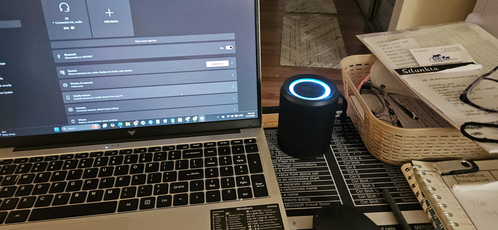 Portable Bluetooth Speaker, IPX7 Waterproof Wireless Speaker with 20W Loud Stereo Sound, 15H Playtime & Beat-Synced RGB Light customer photo 1