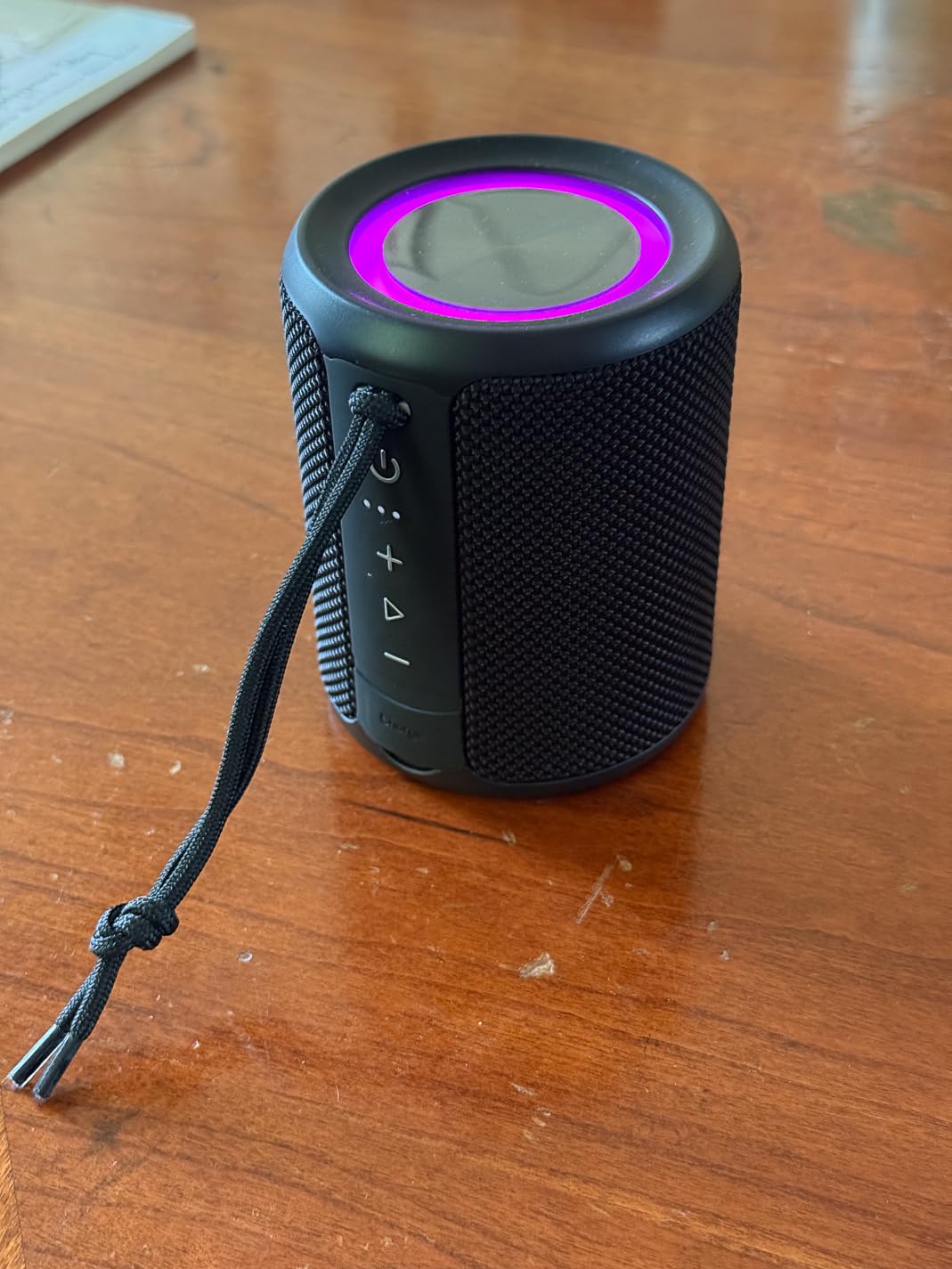 Portable Bluetooth Speaker, IPX7 Waterproof Wireless Speaker with 20W Loud Stereo Sound, 15H Playtime & Beat-Synced RGB Light customer photo 2