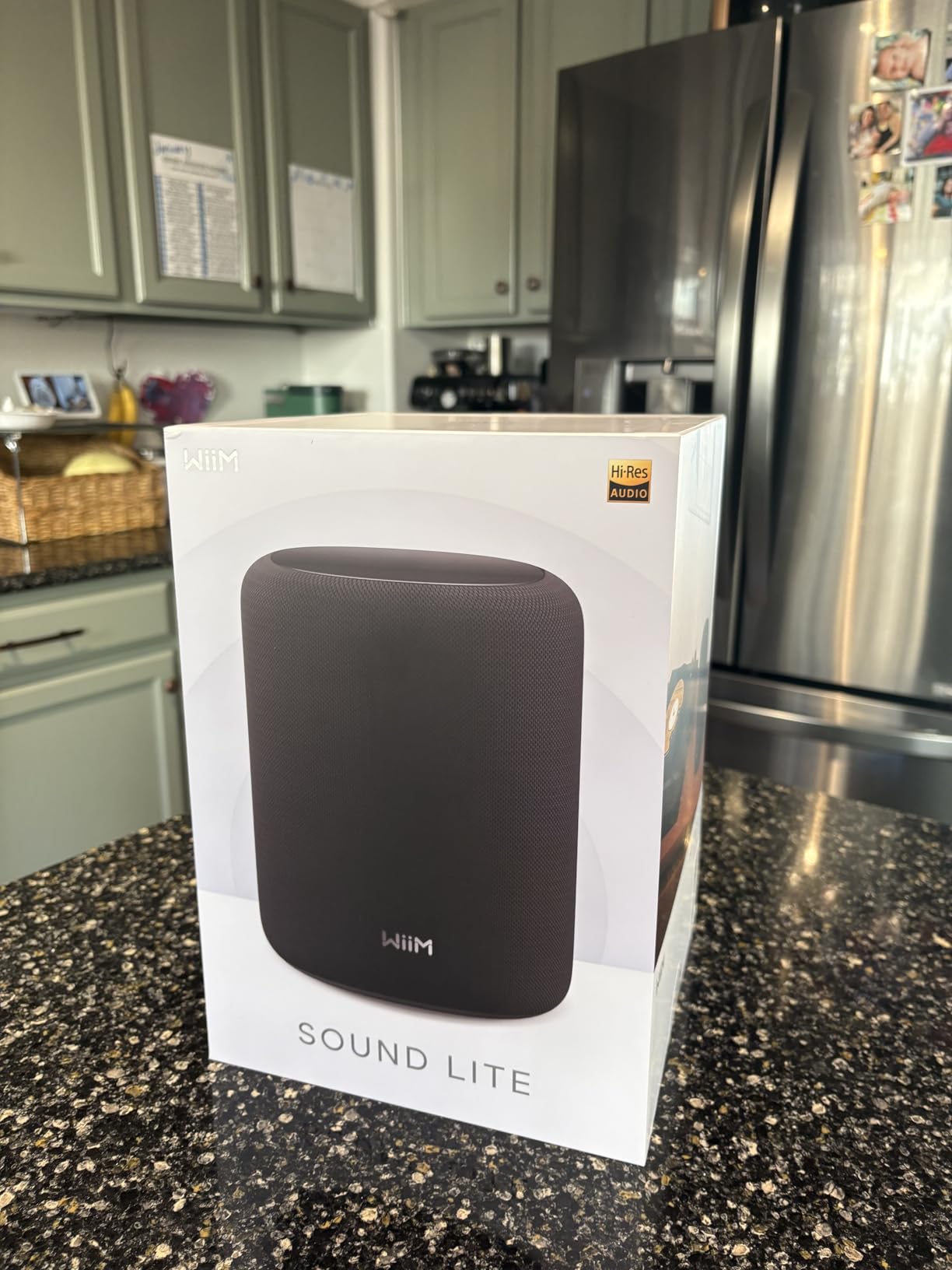 WiiM Sound Lite Smart Speaker, Hi‑Res 24‑bit/192 kHz, AI RoomFit™ Room Correction, 100W Peak, Wi‑Fi 6E/Bluetooth 5.3, Multi‑Room & Stereo Pairing, Black customer photo 2