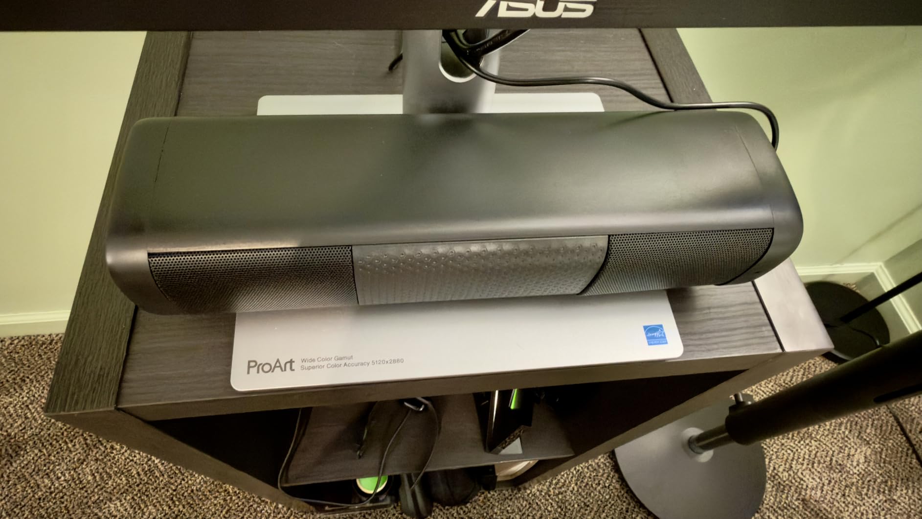 Saiyin 11.7-inch Sound Bar, Small Size & Big Power, Center-Channel Speakers customer photo 2