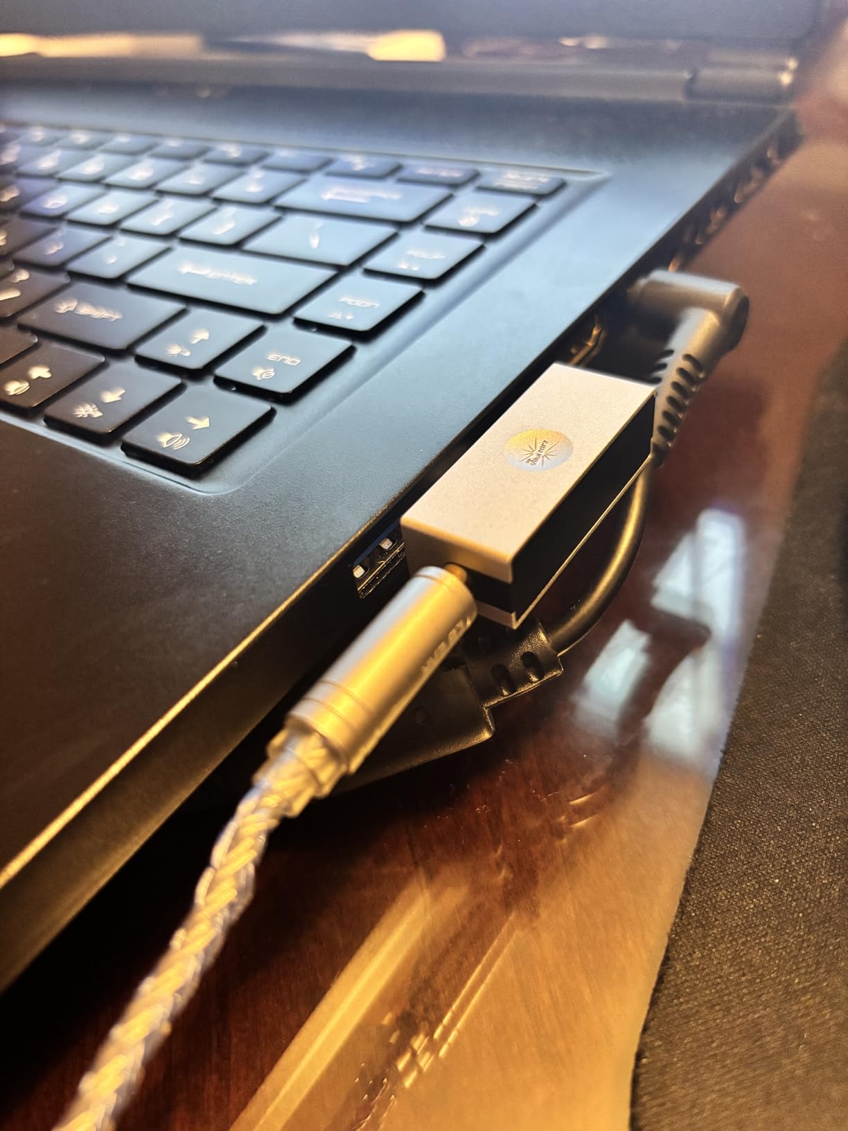 Linsoul Kiwi Ears Allegro Mini Portable IEM DAC, in Ear Monitor Amplifier, USB C to 3.5/4.4mm Output, with Custom Chip, High Resolution 32bit/384kHz, HiFi Earbuds Amp for Phone/PC (Titanium) customer photo 2