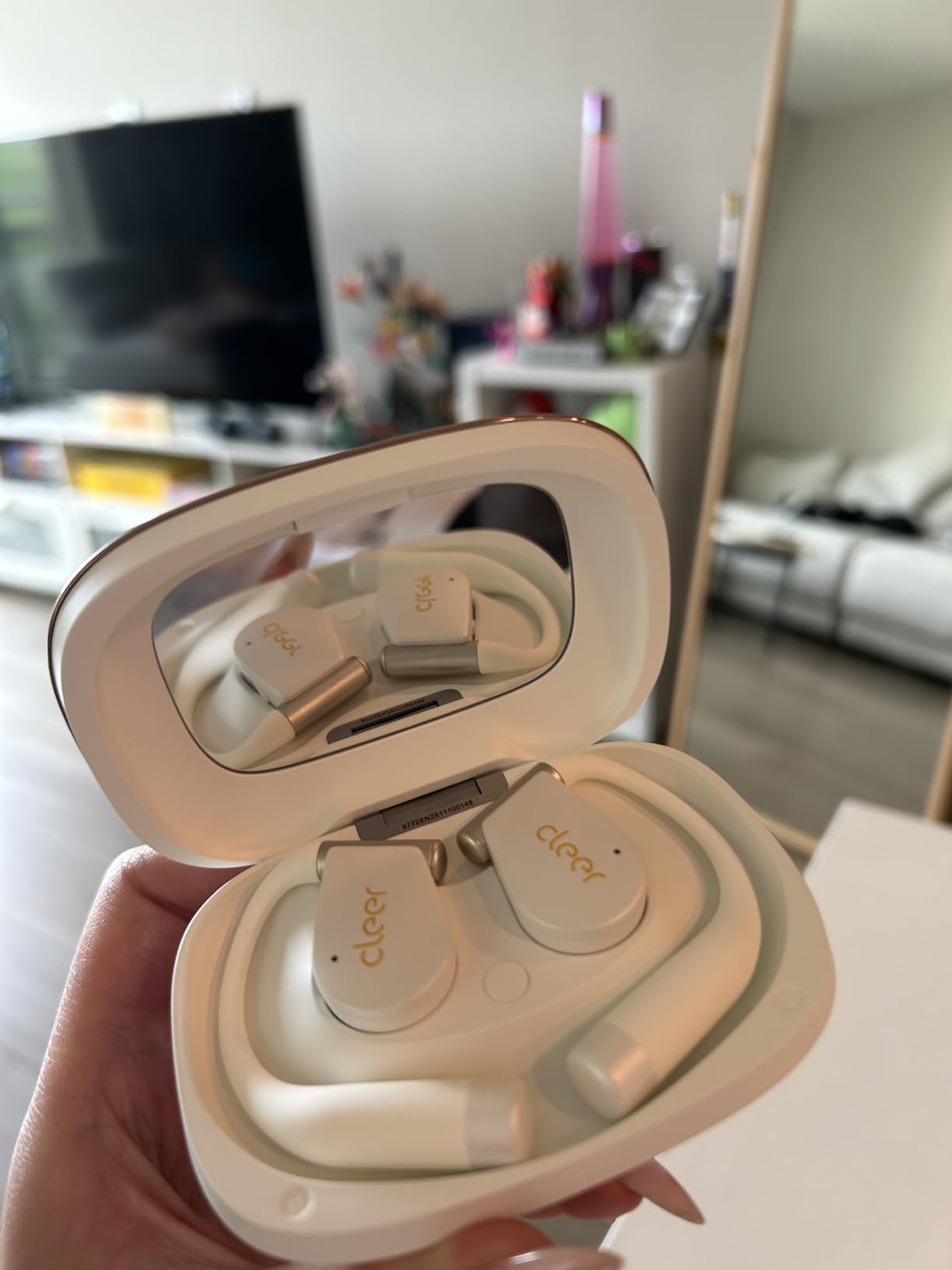 ARC 5 Open Ear Earbuds with Dolby & THX Audio, Black | True wireless Bluetooth with earhooks, 60H playtime, fast charging, IPX7 waterproof, perfect for sports, work, daily use customer photo 2