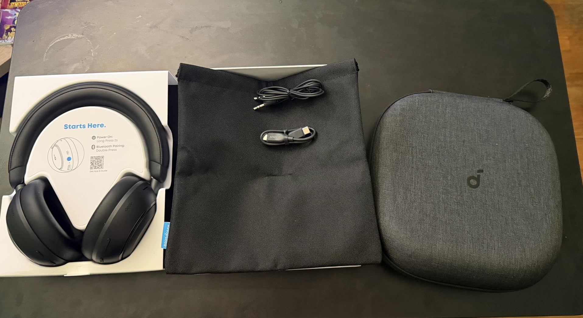 Soundcore Anker Space 2 Bluetooth 6.1 Over-Ear Headphones, Travel-Ready | Active Noise Cancelling, 50H Playtime, LDAC Hi-Res, Dual Connection, Clear Calls, Nap Mode, Wearing Detection, Fast Charging customer photo 2