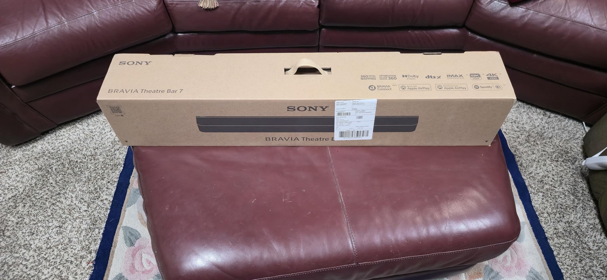 Sony BRAVIA Theater Bar 7 Soundbar for TV Home Theater with 9 Speakers (HT-A7100) - Dolby Atmos & DTS:X, 360 Spatial Sound Mapping customer photo 1