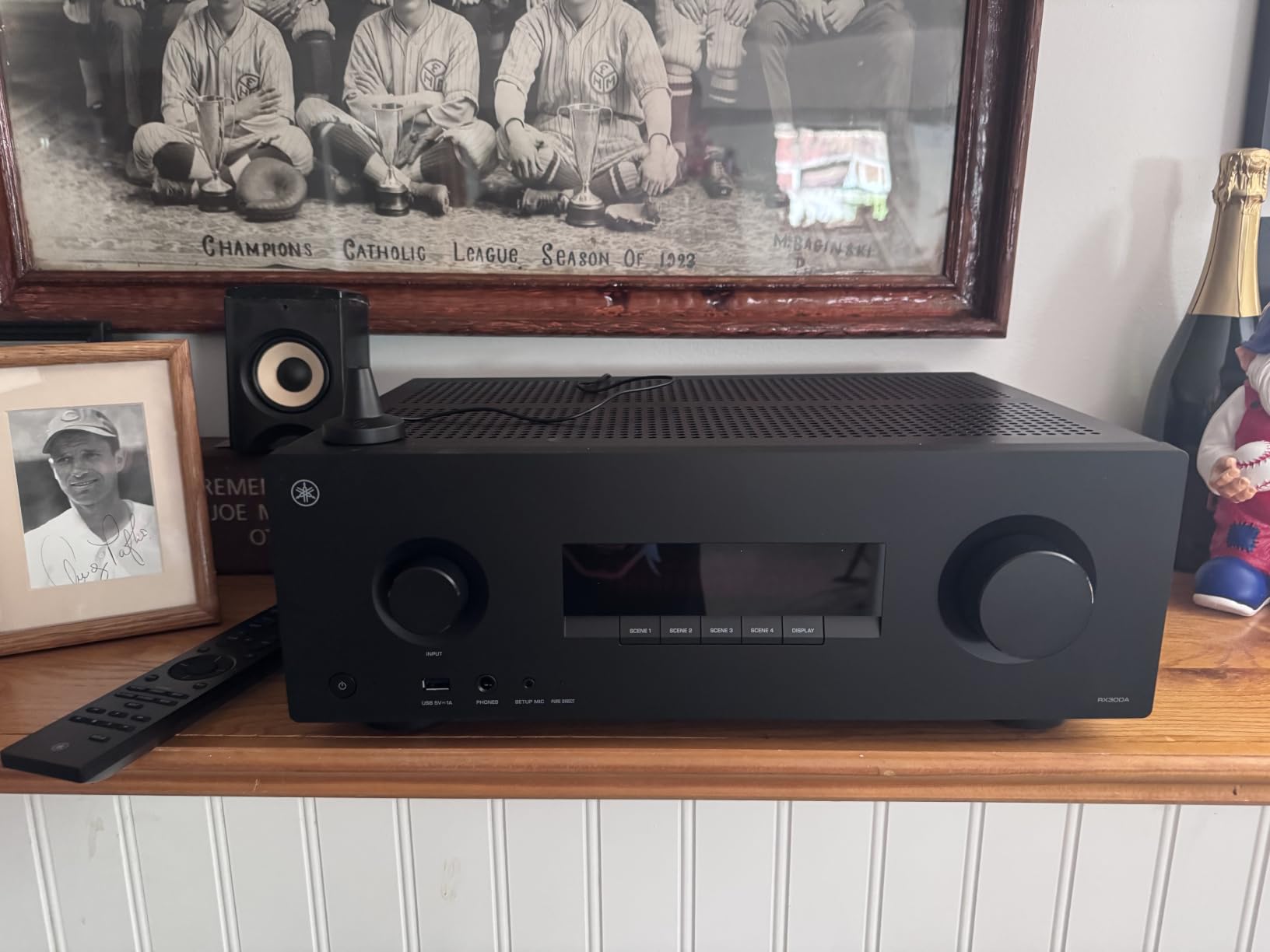 Yamaha RX300A 5.2-Channel Home Theater AV Receiver with Dolby Atmos, 4K120/8K HDMI and Bluetooth Multipoint (Black) customer photo 2