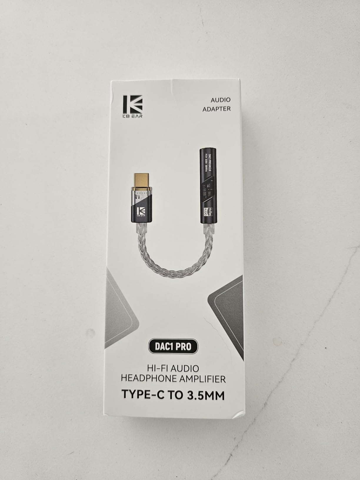 USB C to 3.5mm Audio Adapter with DAC for iPhone, Samsung & iPad | Headphone Amp | HiFi 32Bit/384kHz | 8-Core Silver-Plated Cable customer photo 2