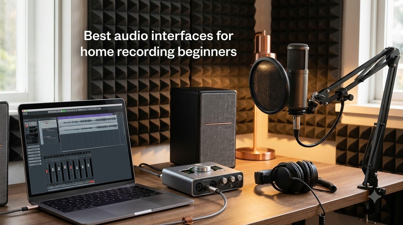 Best audio interfaces for home recording beginners