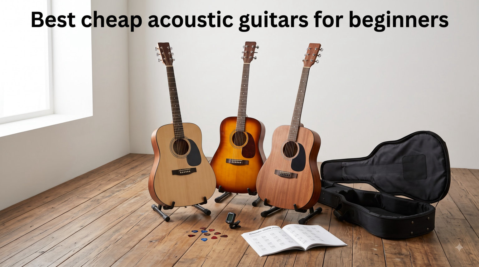 Best cheap acoustic guitars for beginners