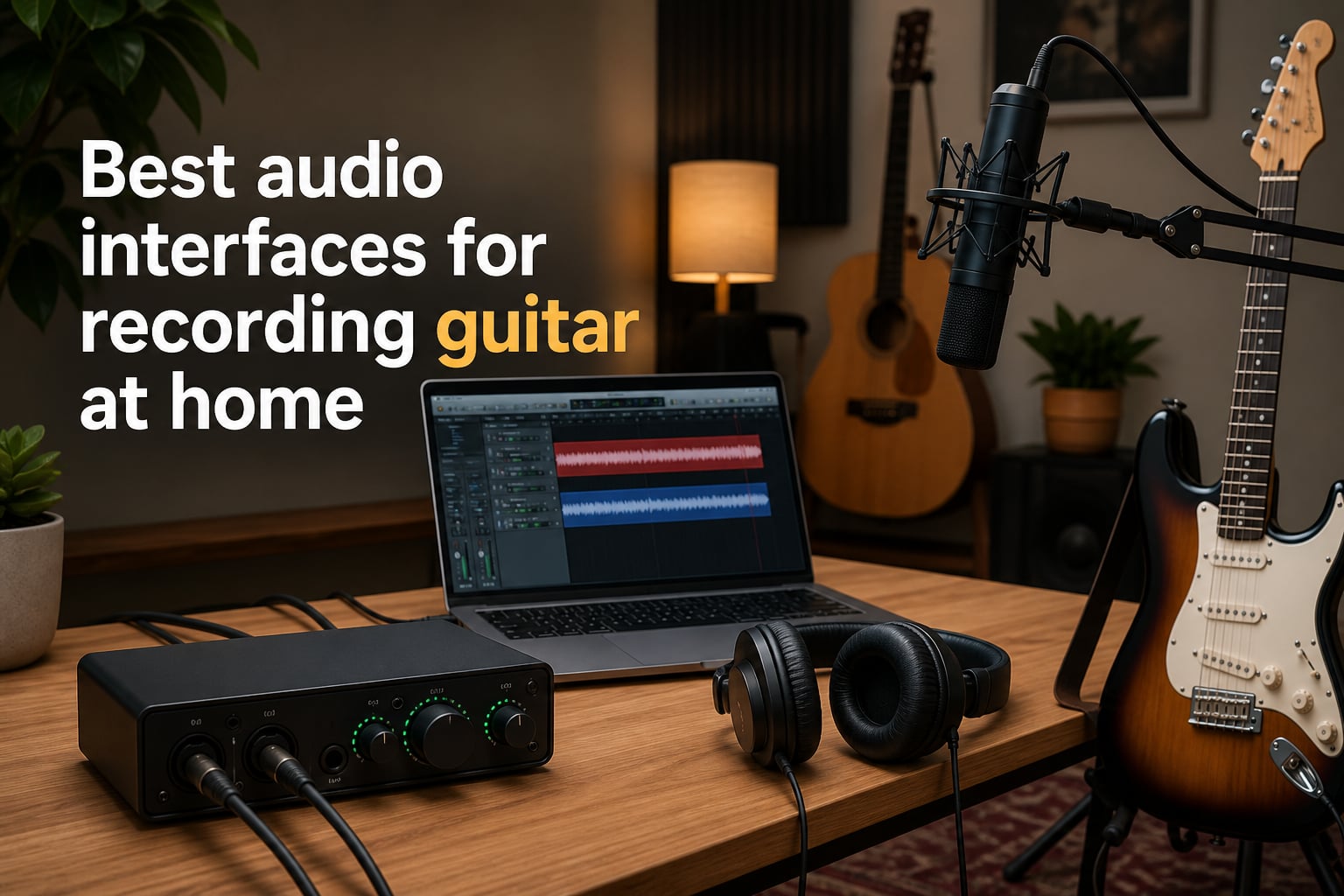Best audio interfaces for recording guitar at home