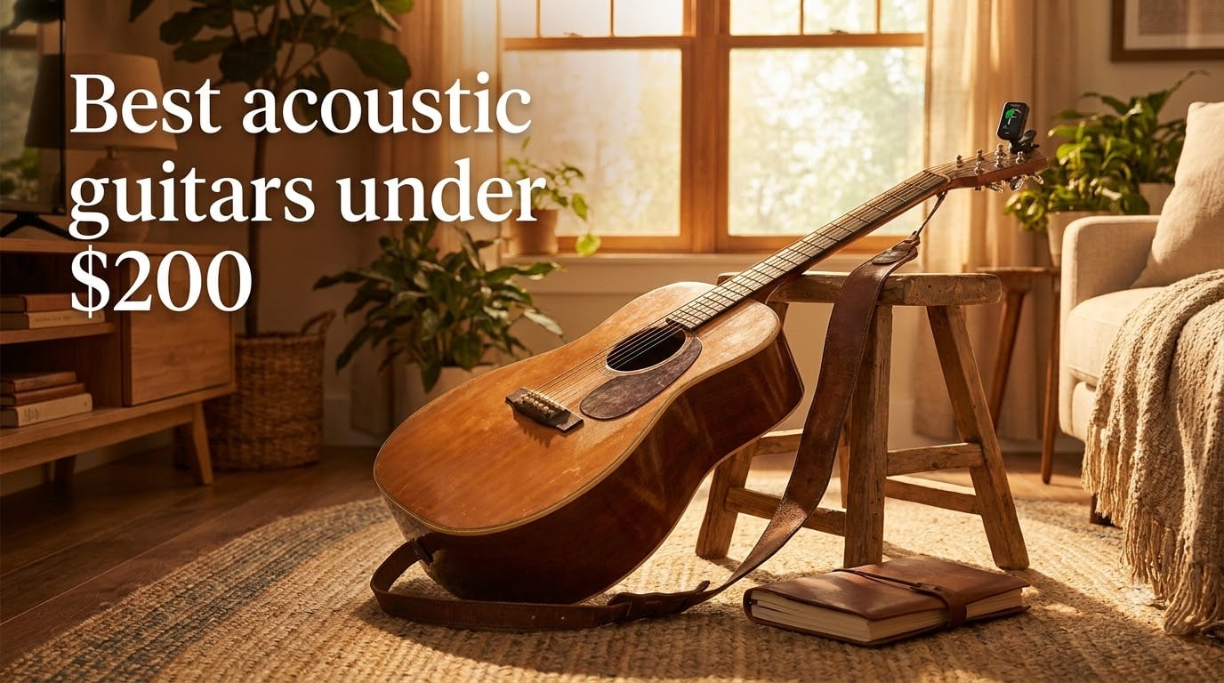 Best acoustic guitars under $200