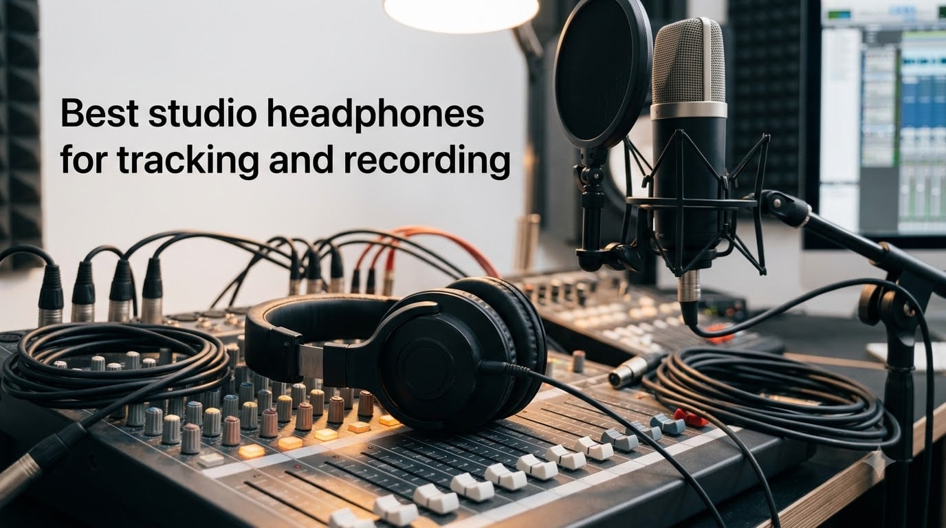 Best studio headphones for tracking and recording