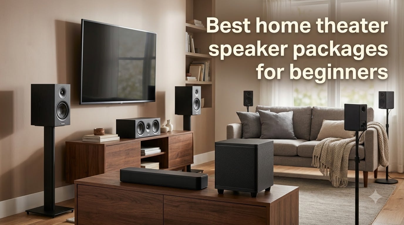 Best home theater speaker packages for beginners