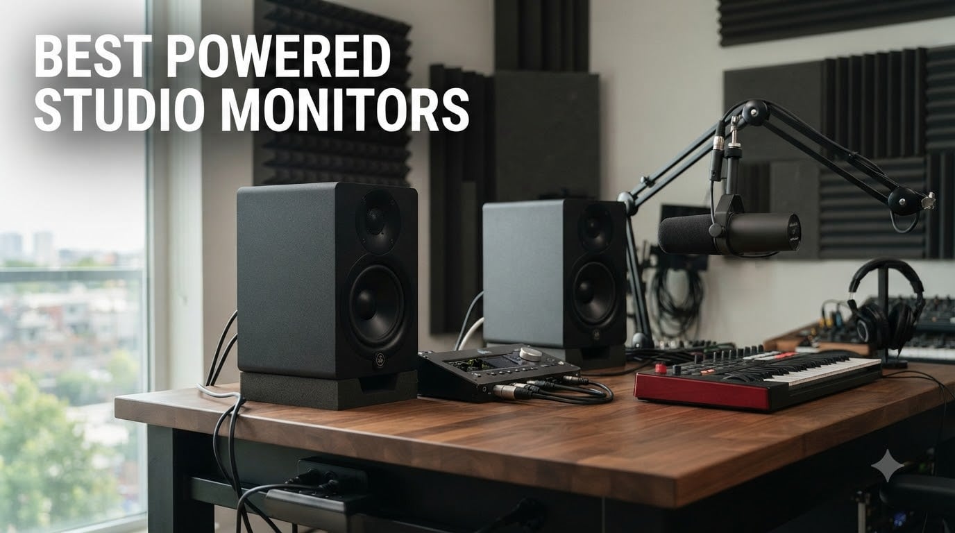 best powered studio monitors