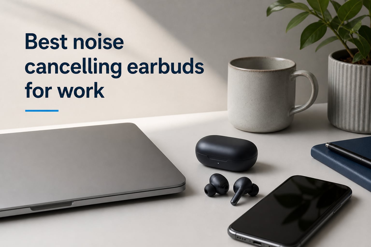 Best noise cancelling earbuds for work