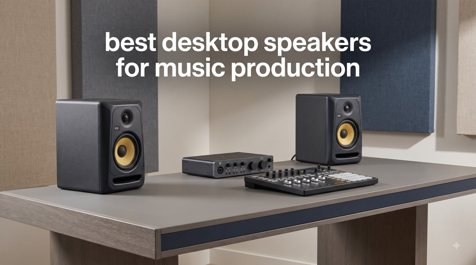 best desktop speakers for music production