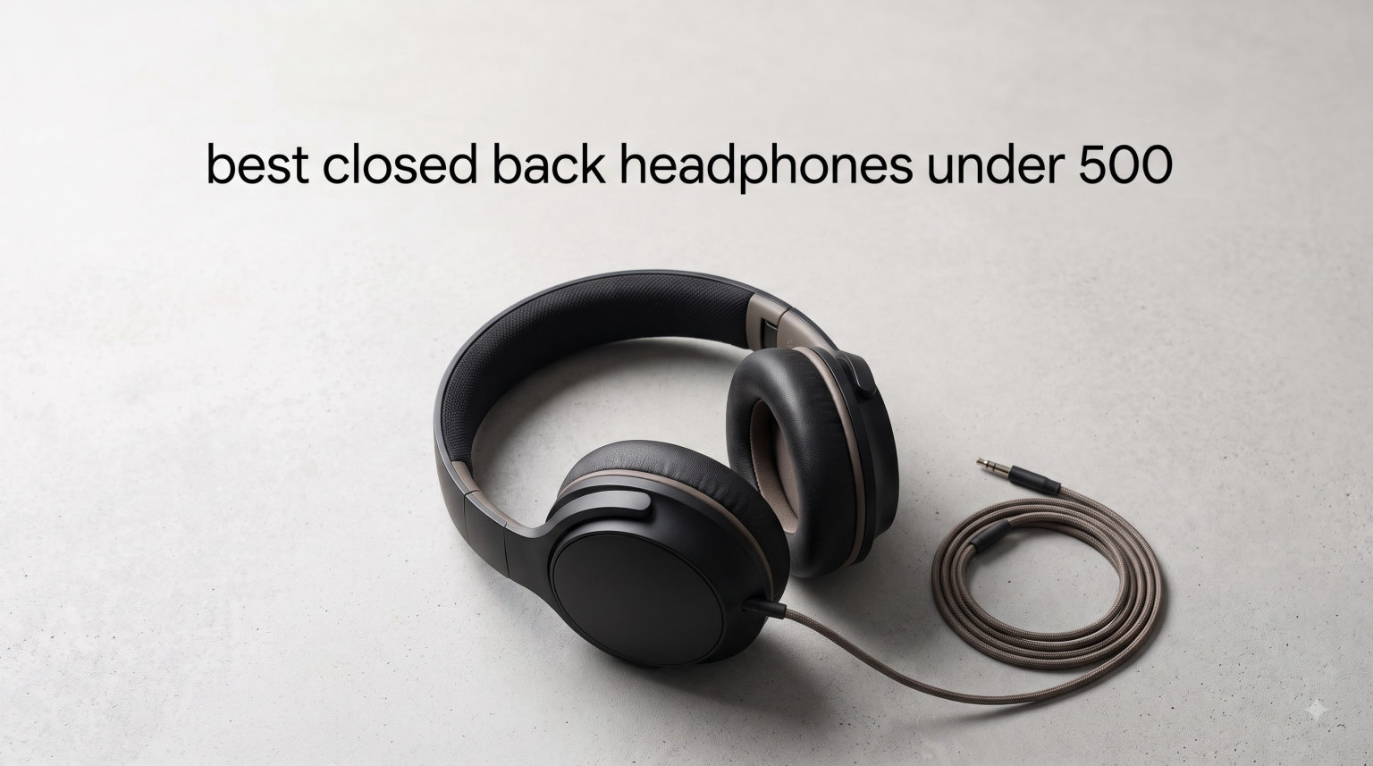 best closed back headphones under 500